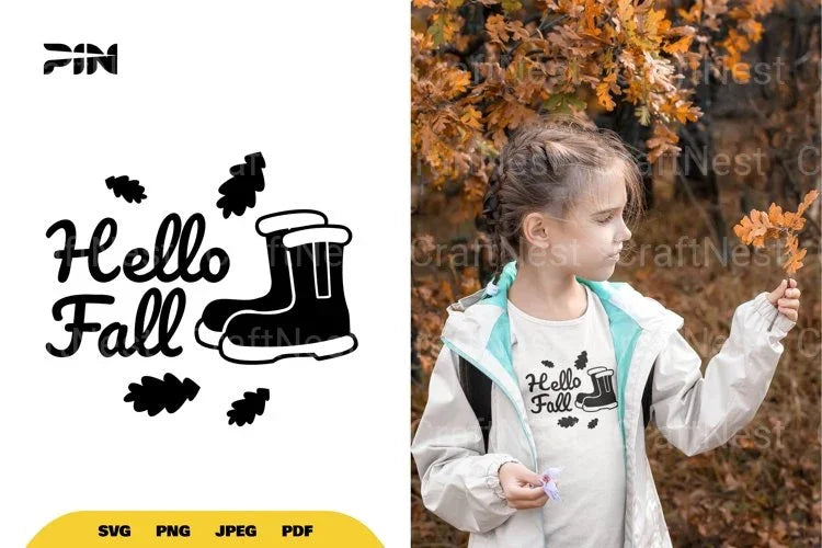 Hallo Fall Autumn SVG Bundle - CraftNest - Digital Crafting and Art