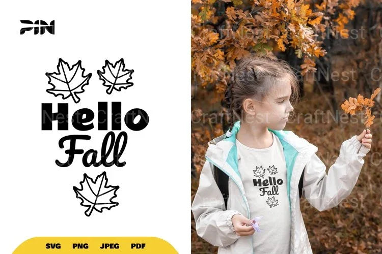 Hallo Fall Autumn SVG Bundle - CraftNest - Digital Crafting and Art