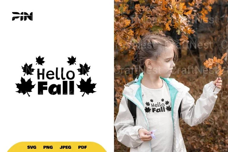 Hallo Fall Autumn SVG Bundle - CraftNest - Digital Crafting and Art