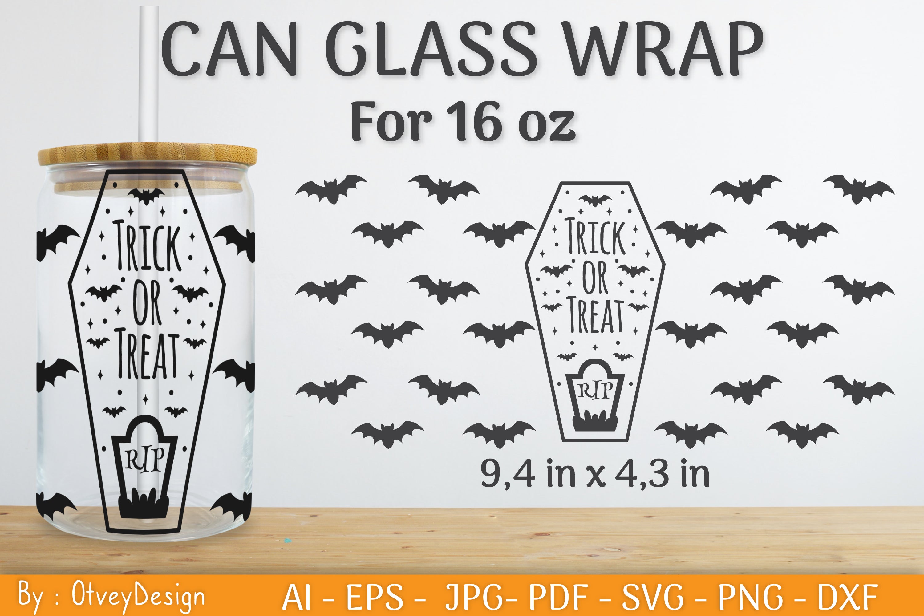 Halloween Beer Can Glass SVG Bundle