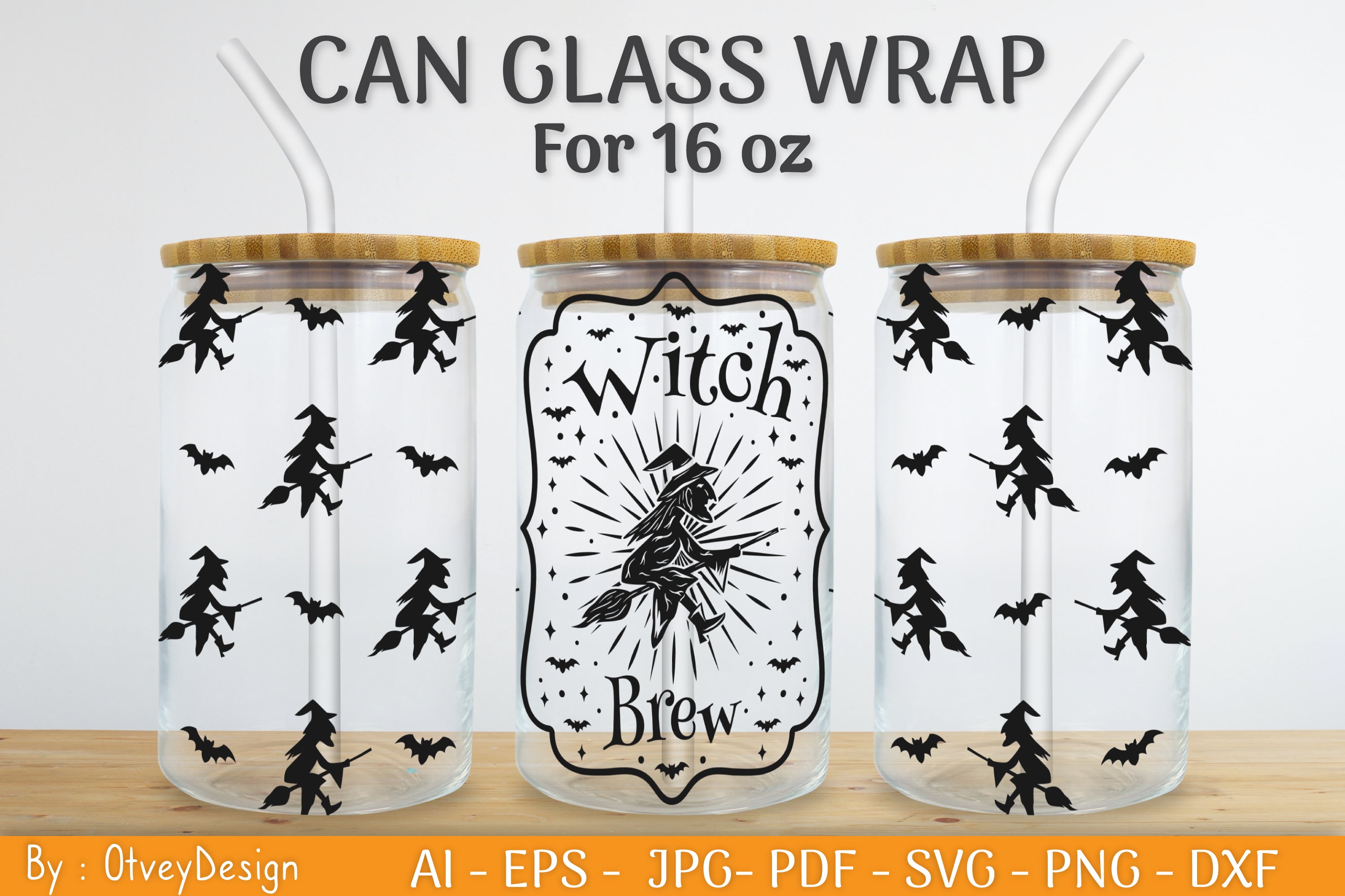 Halloween Beer Can Glass SVG Bundle
