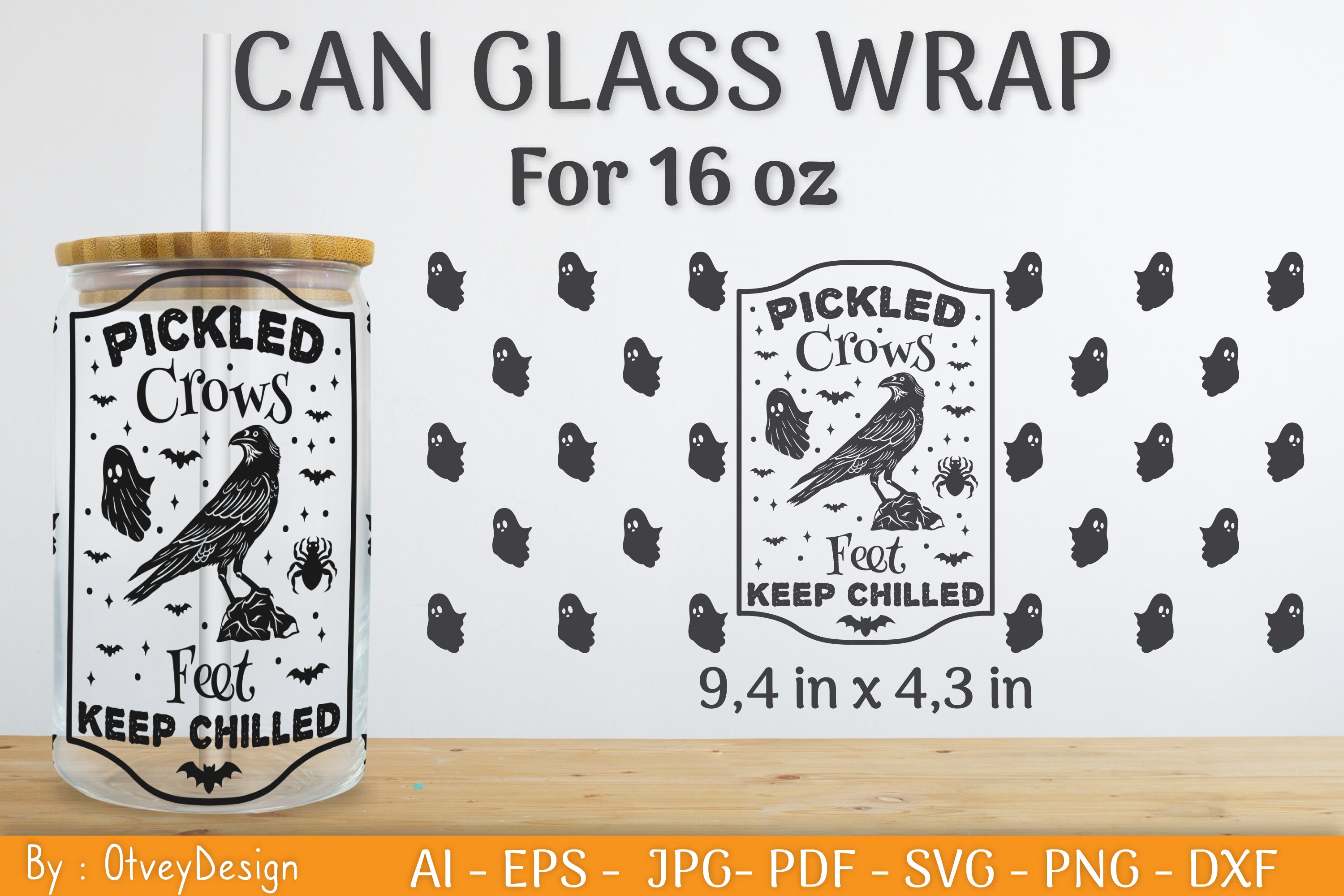 Halloween Beer Can Glass SVG Bundle