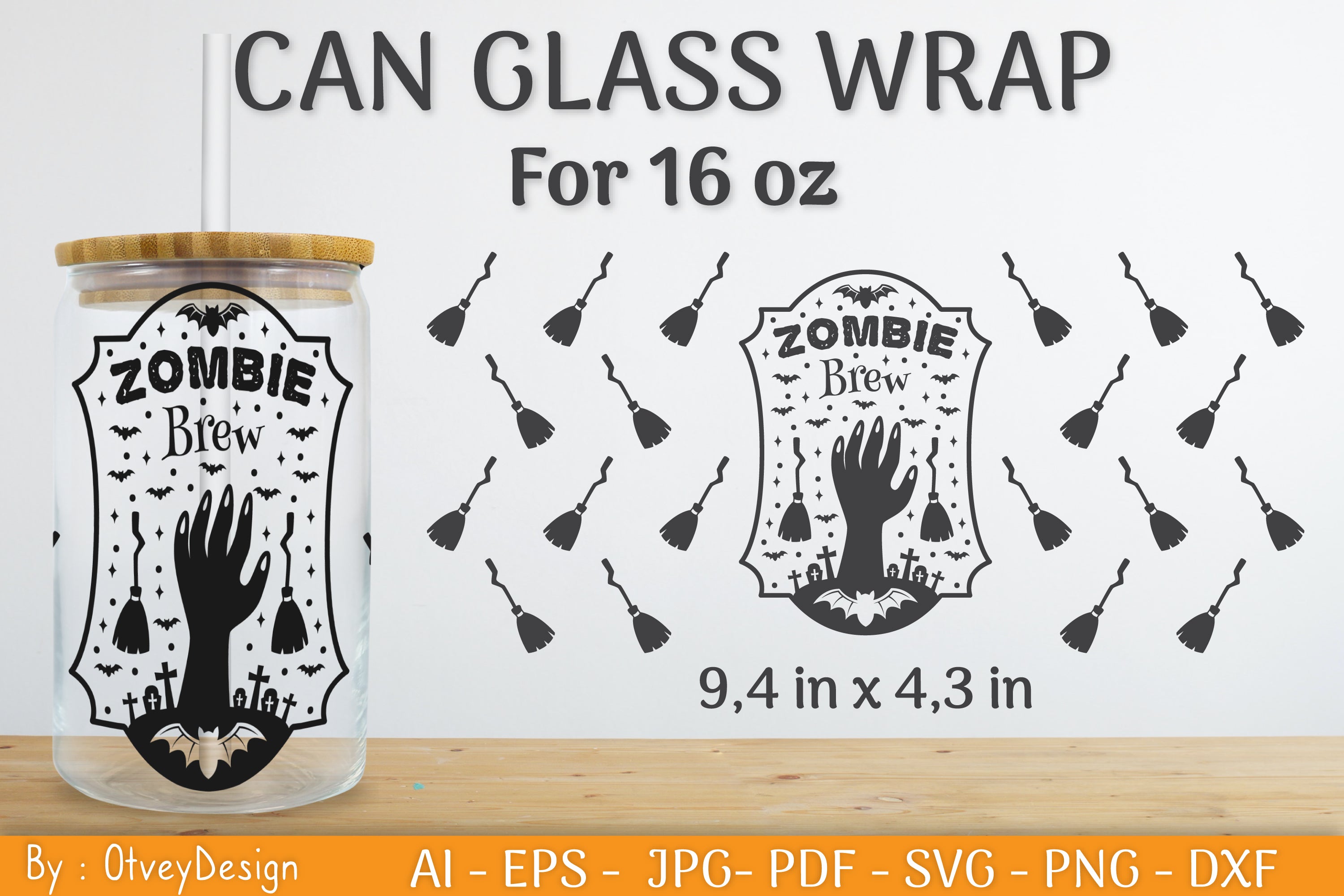 Halloween Beer Can Glass SVG Bundle
