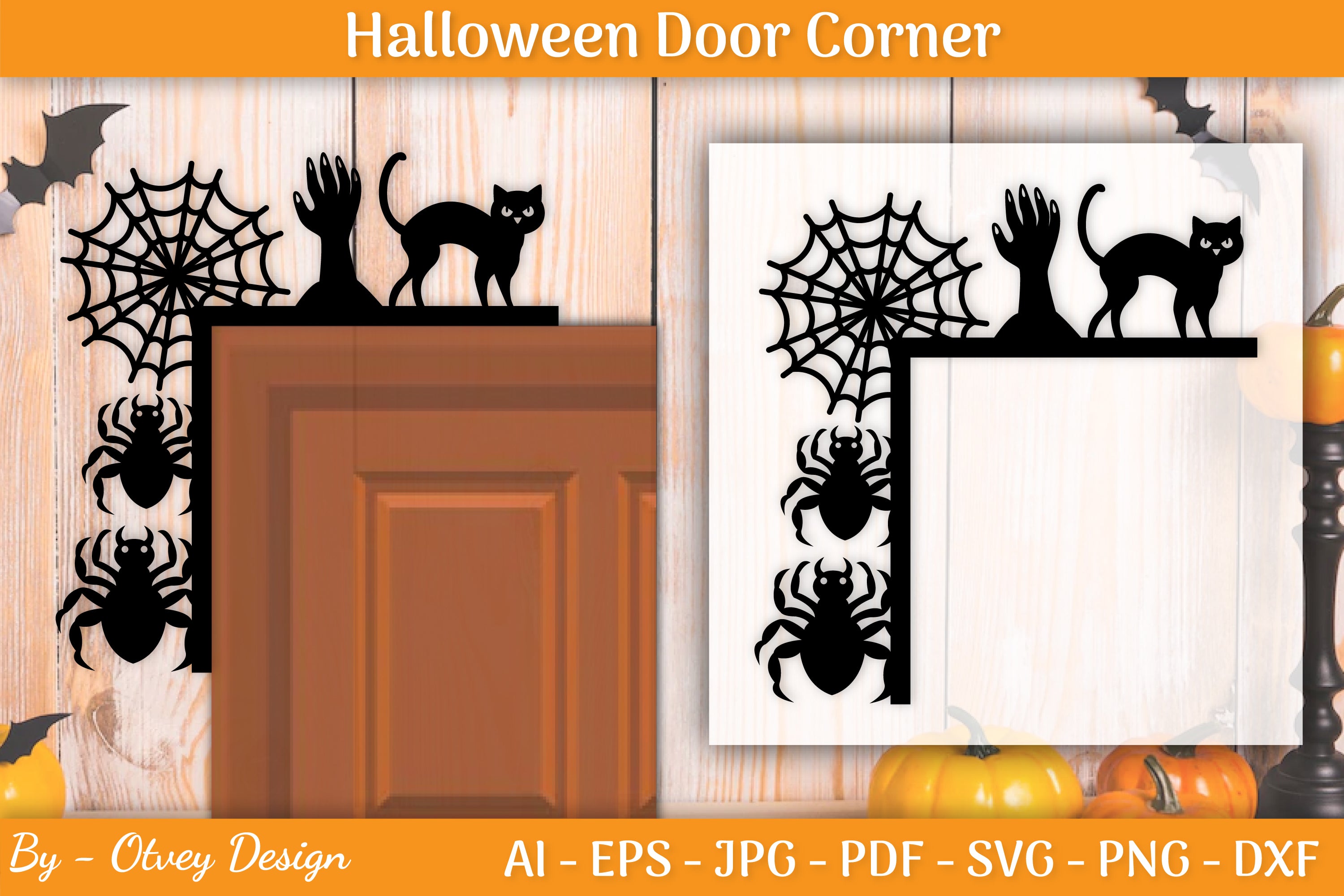 Halloween Door Corner SVG Bundle
