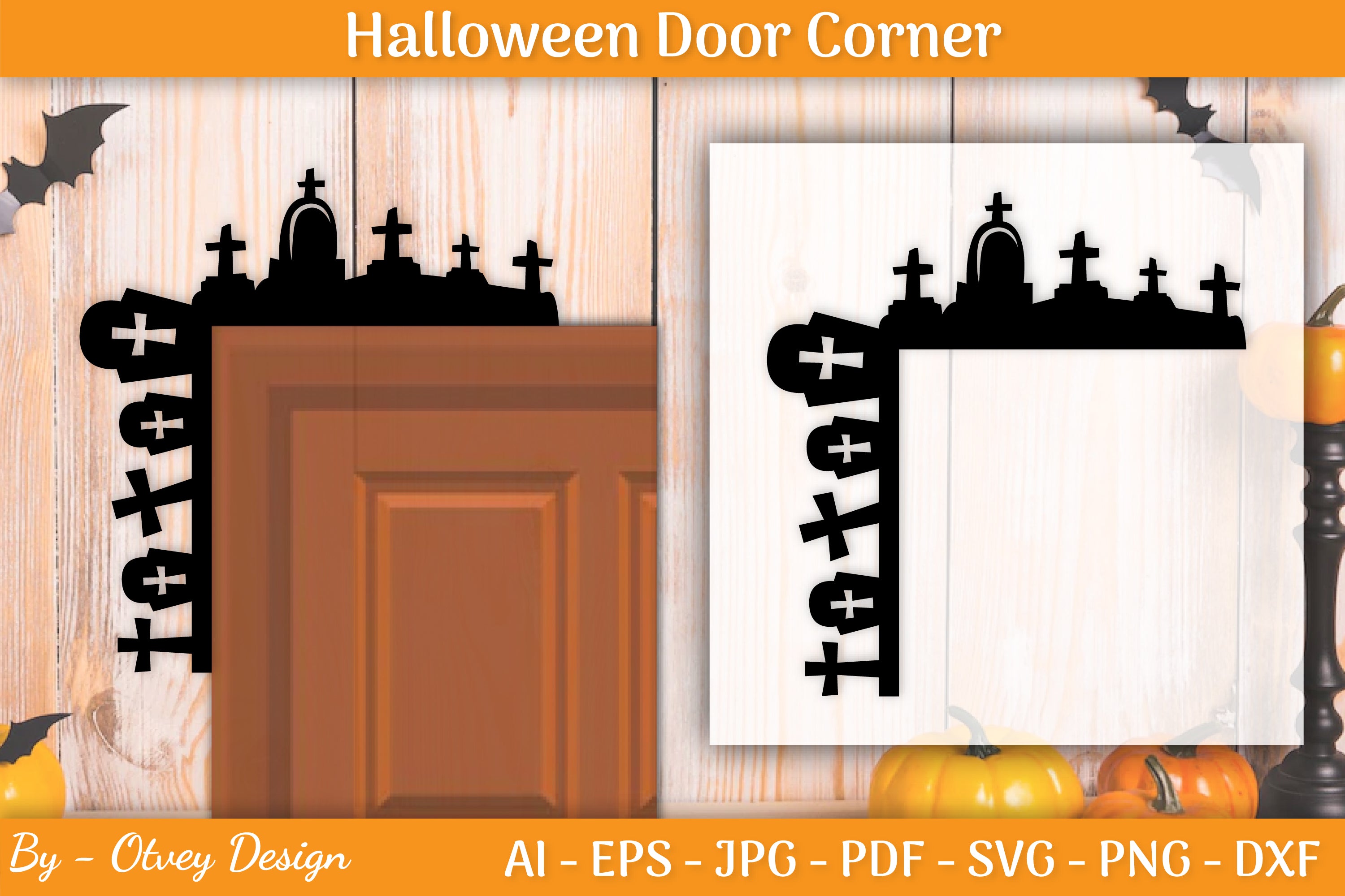 Halloween Door Corner SVG Bundle