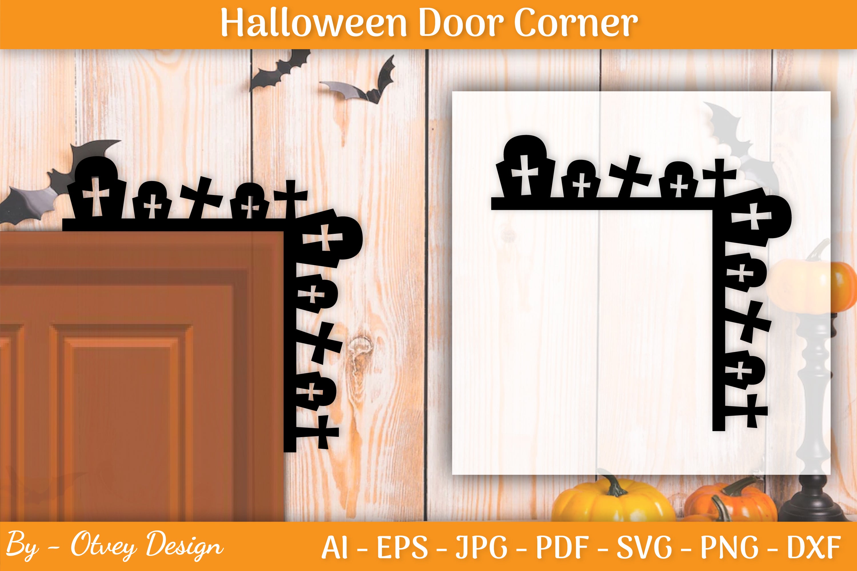 Halloween Door Corner SVG Bundle
