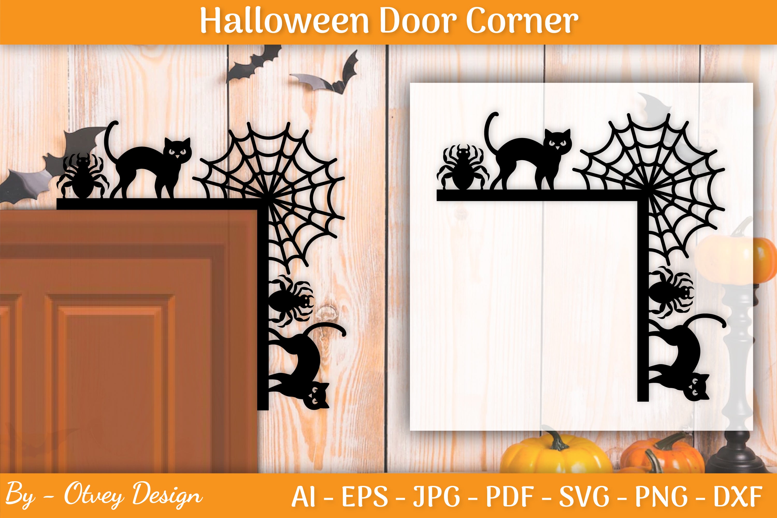Halloween Door Corner SVG Bundle