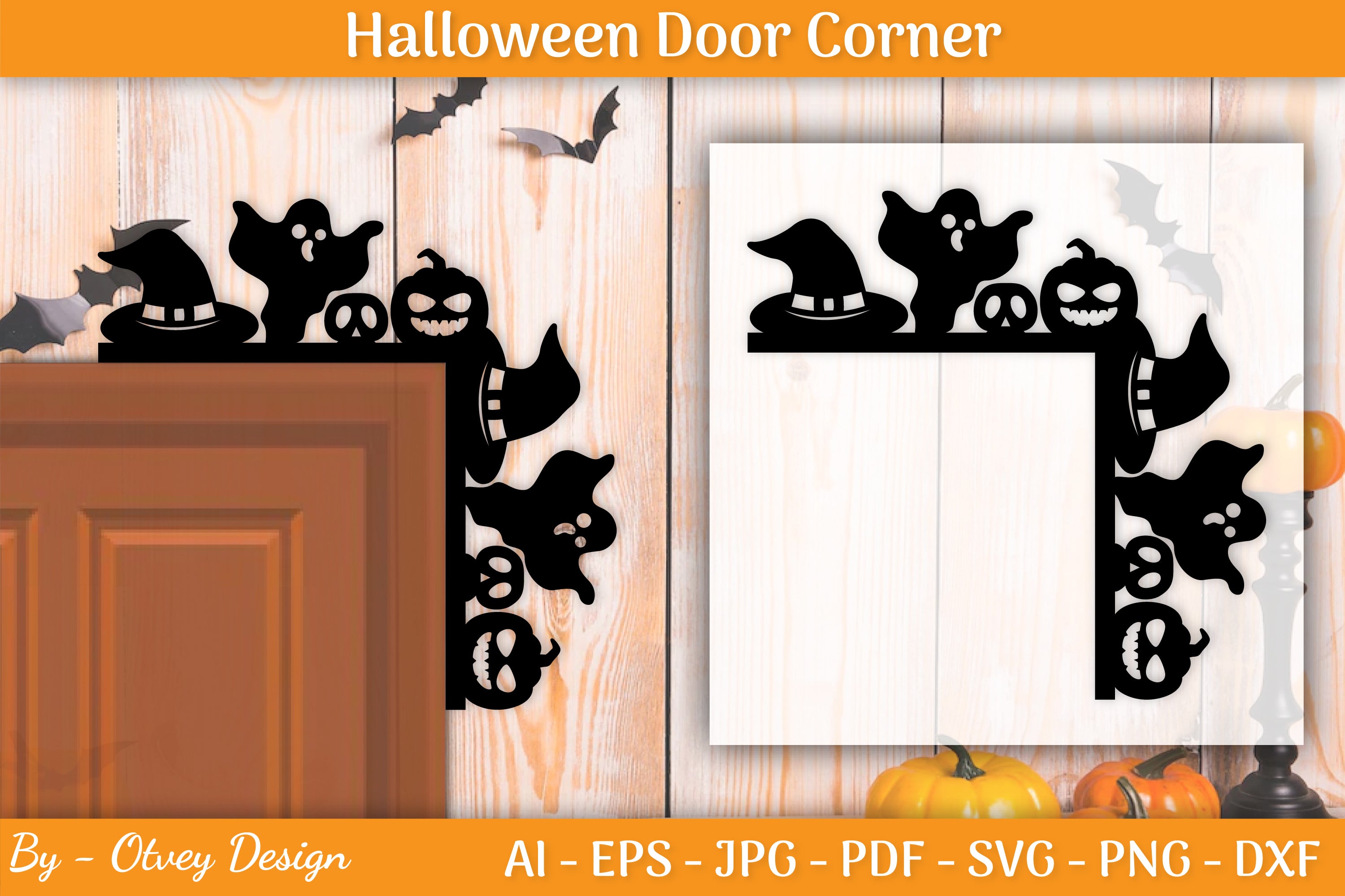 Halloween Door Corner SVG Bundle