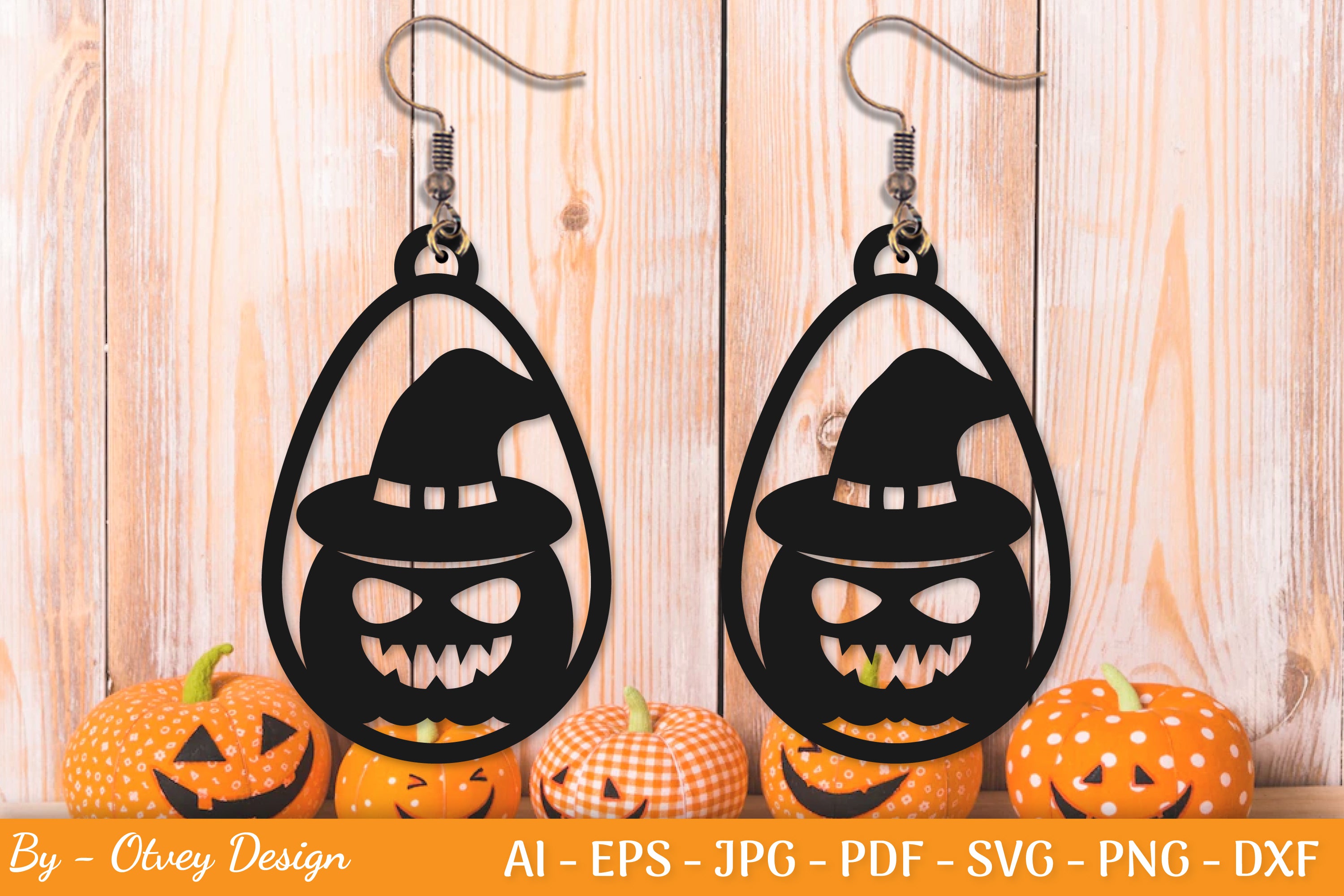 Halloween Earring SVG Bundle