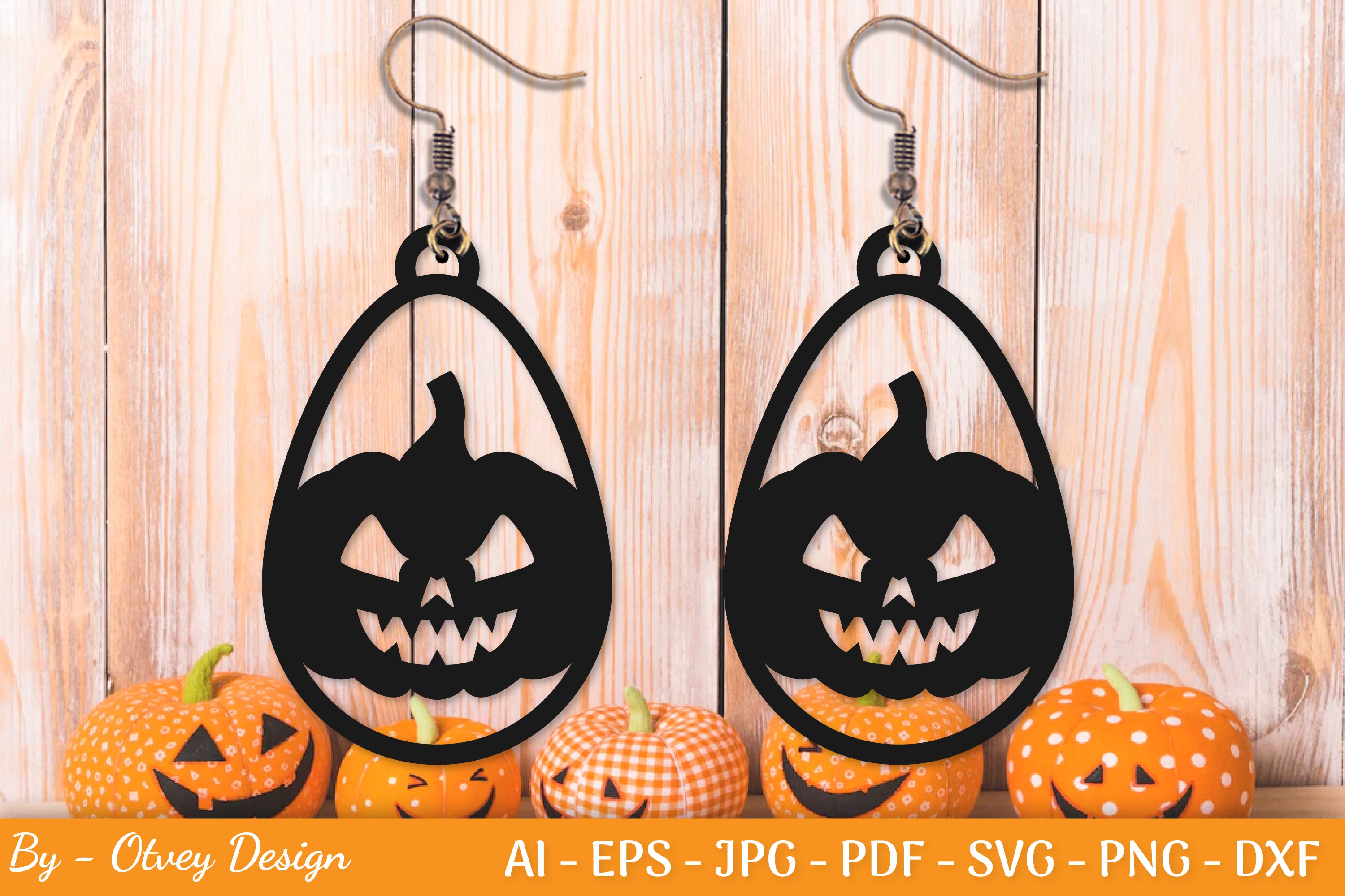 Halloween Earring SVG Bundle