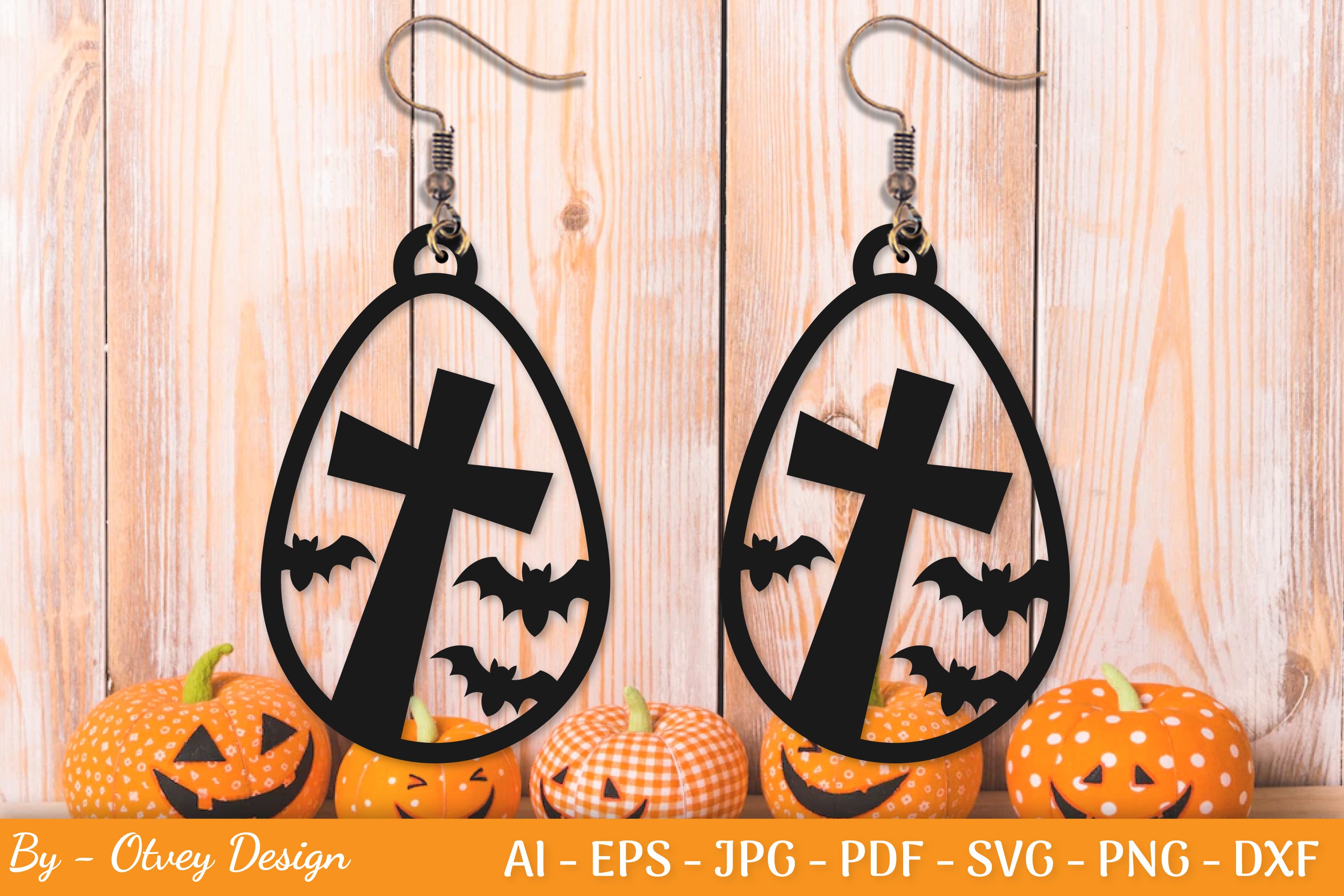 Halloween Earring SVG Bundle