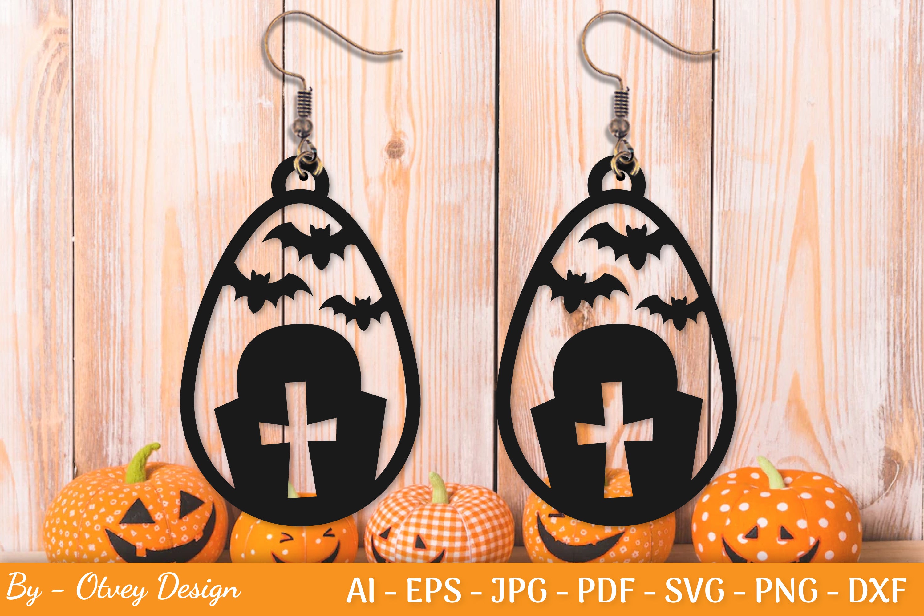 Halloween Earring SVG Bundle