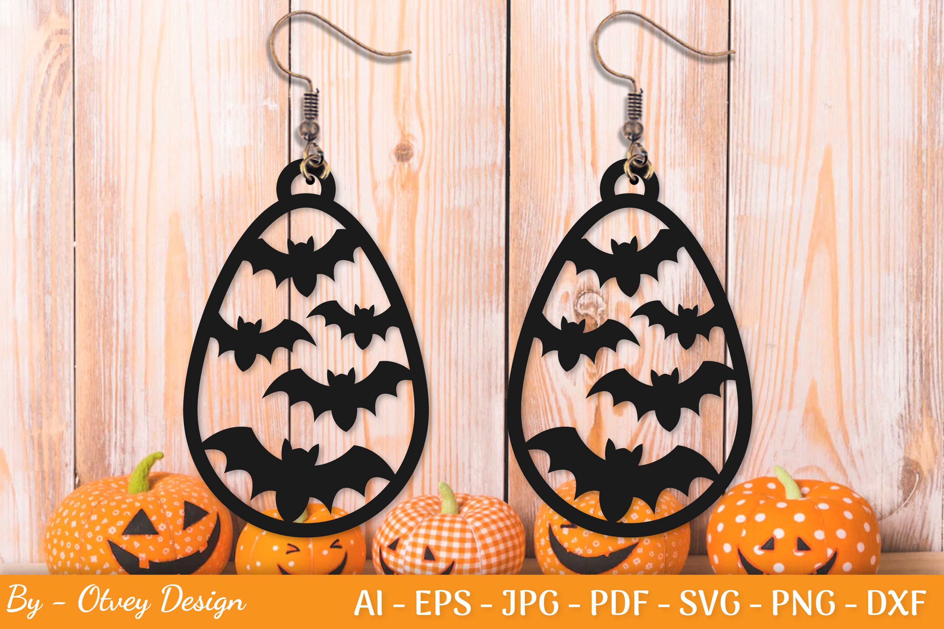 Halloween Earring SVG Bundle