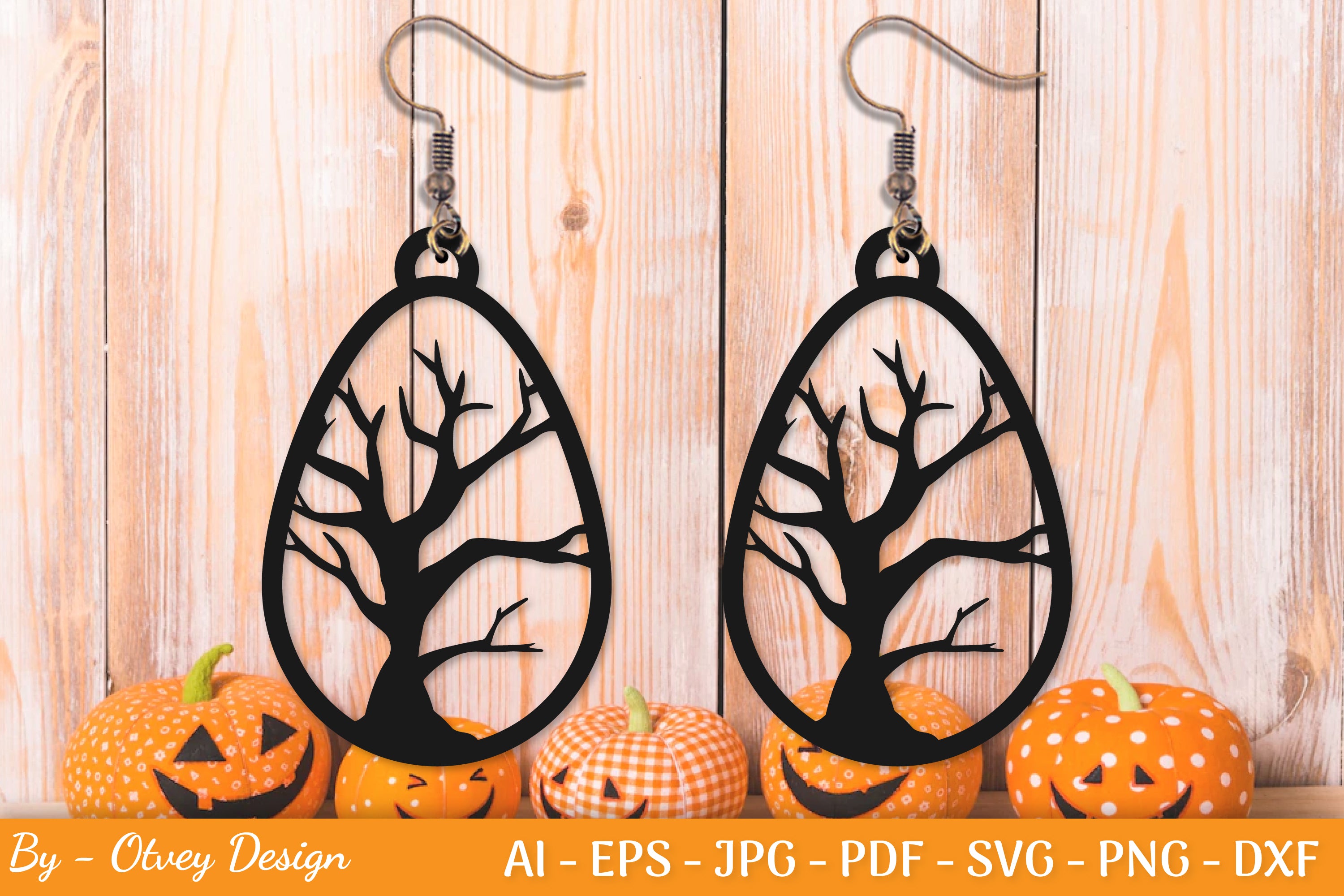 Halloween Earring SVG Bundle
