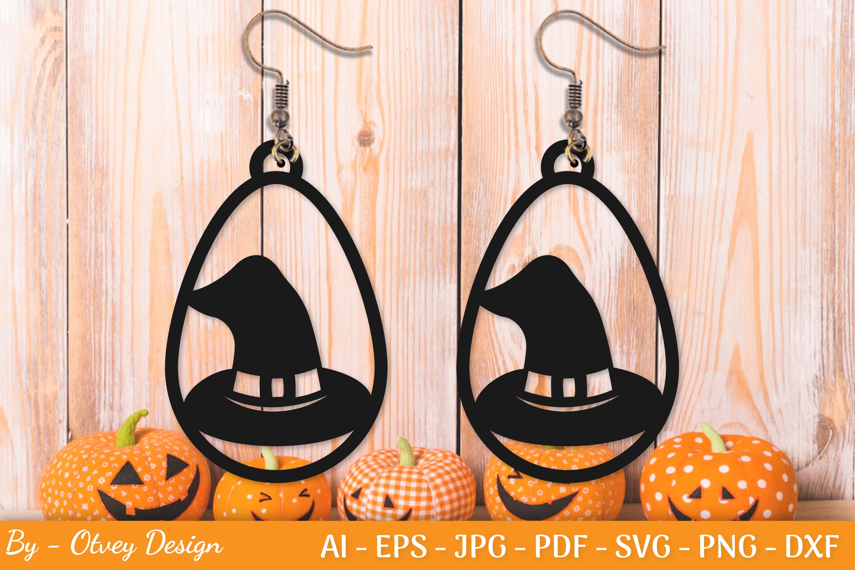 Halloween Earring SVG Bundle