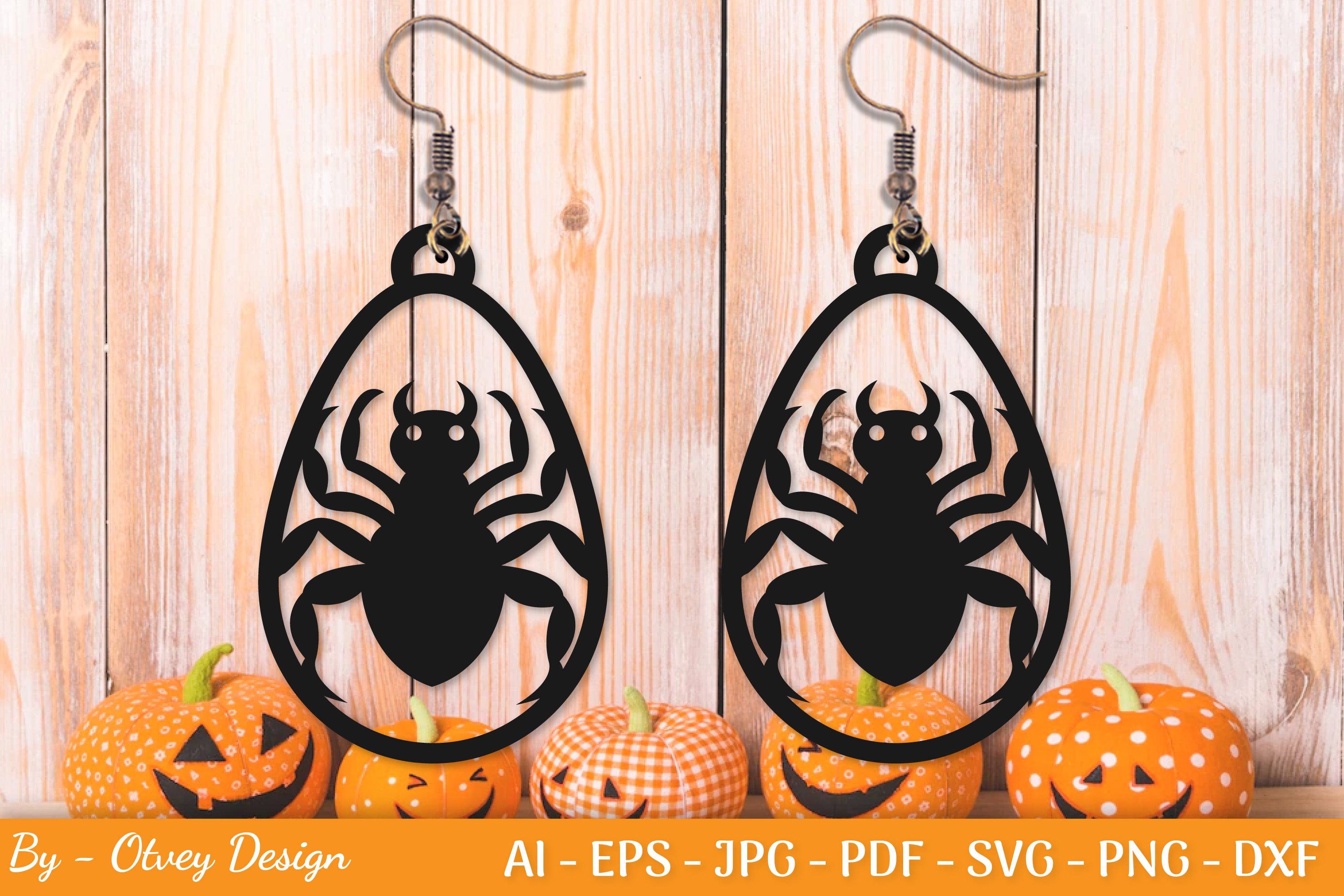 Halloween Earring SVG Bundle