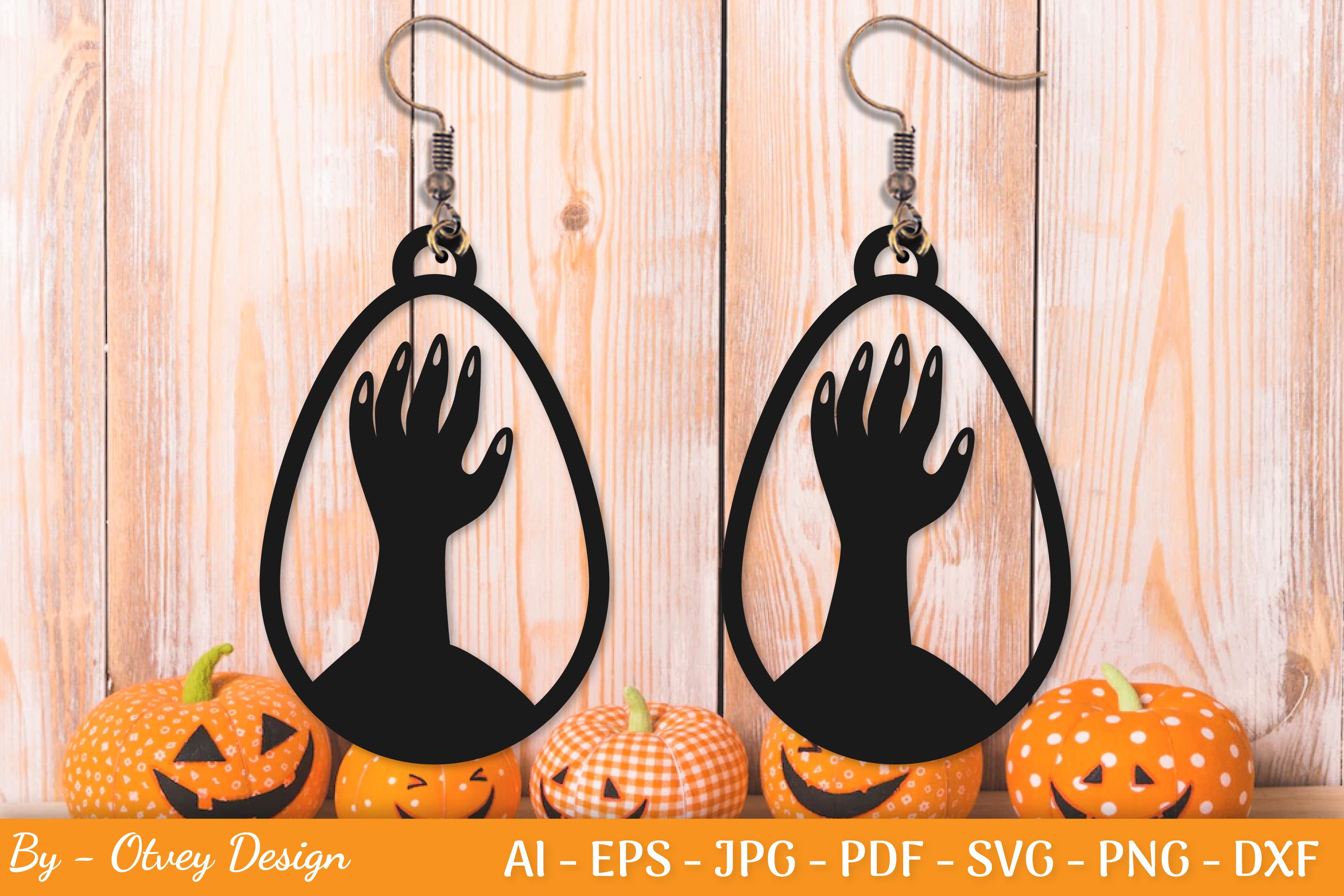 Halloween Earring SVG Bundle