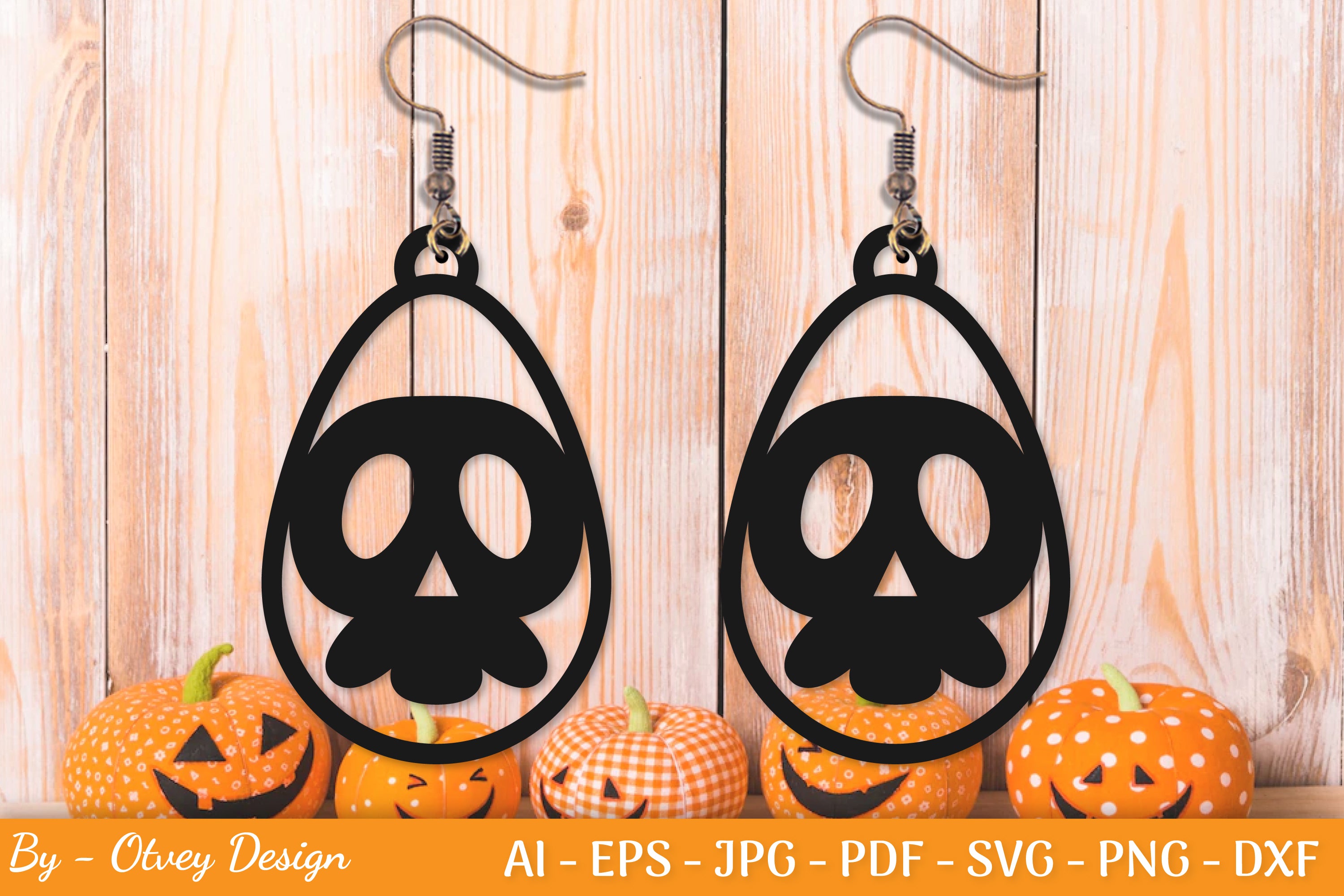 Halloween Earring SVG Bundle