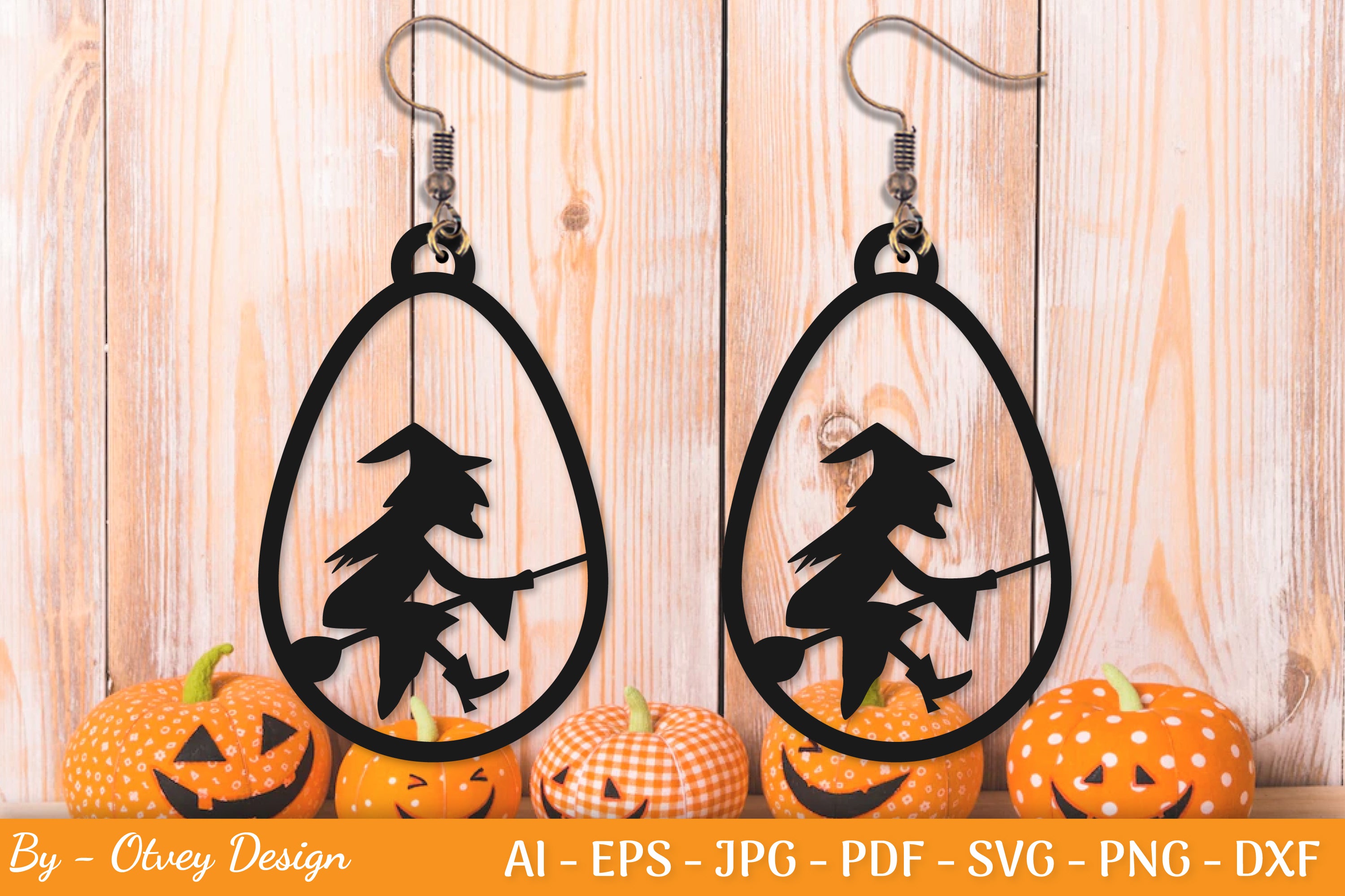Halloween Earring SVG Bundle