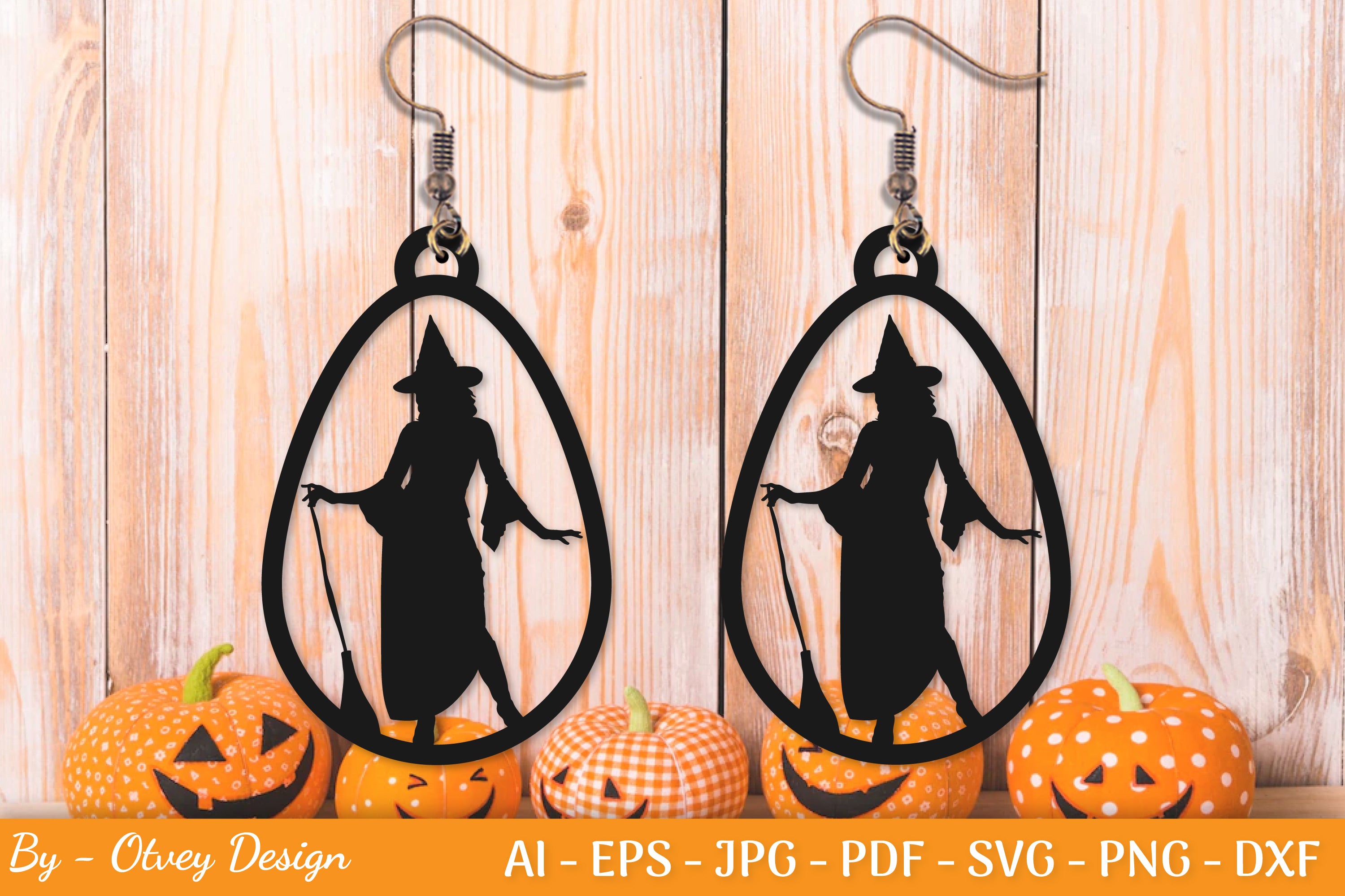 Halloween Earring SVG Bundle