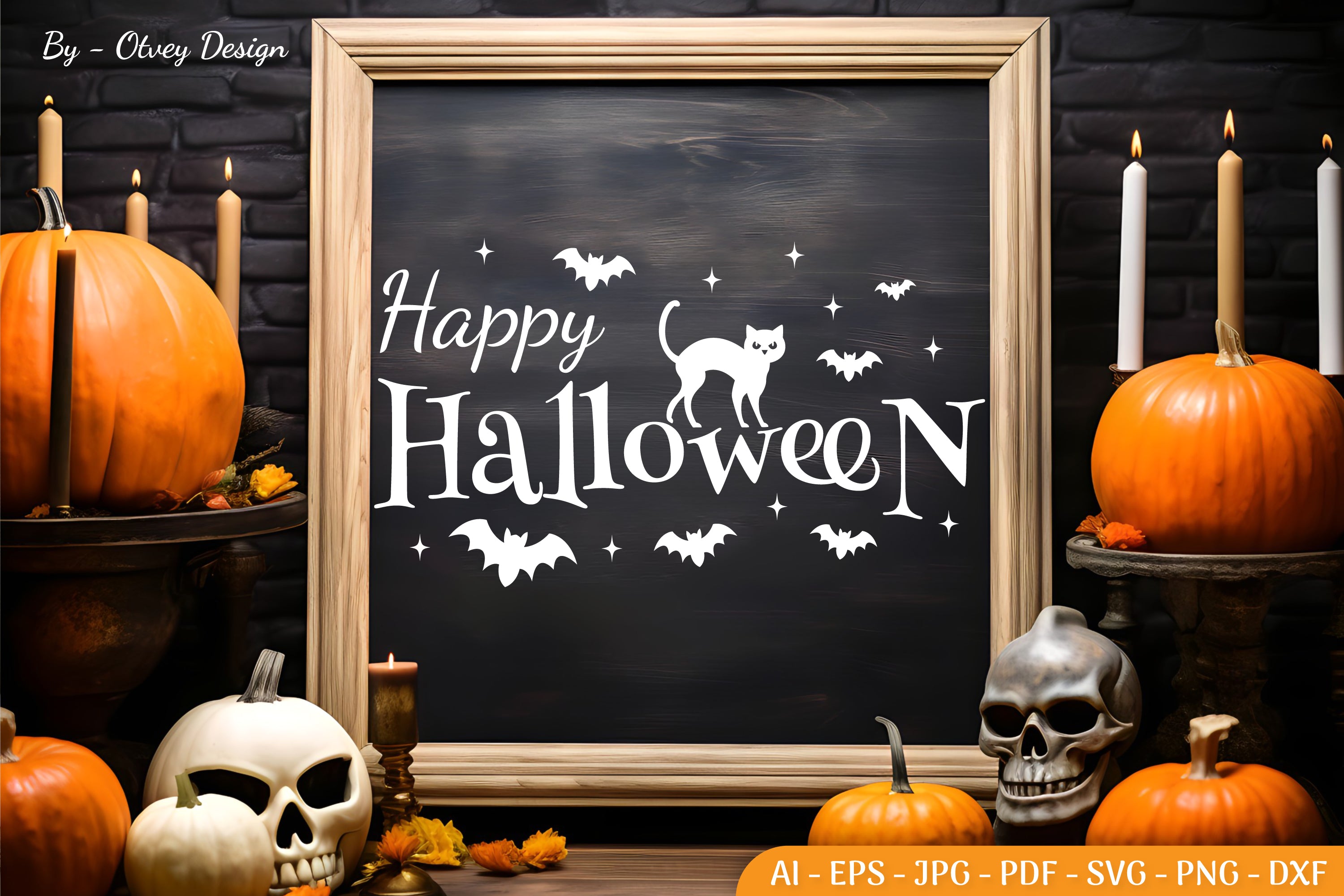 Halloween Farmhouse Sign SVG Bundle