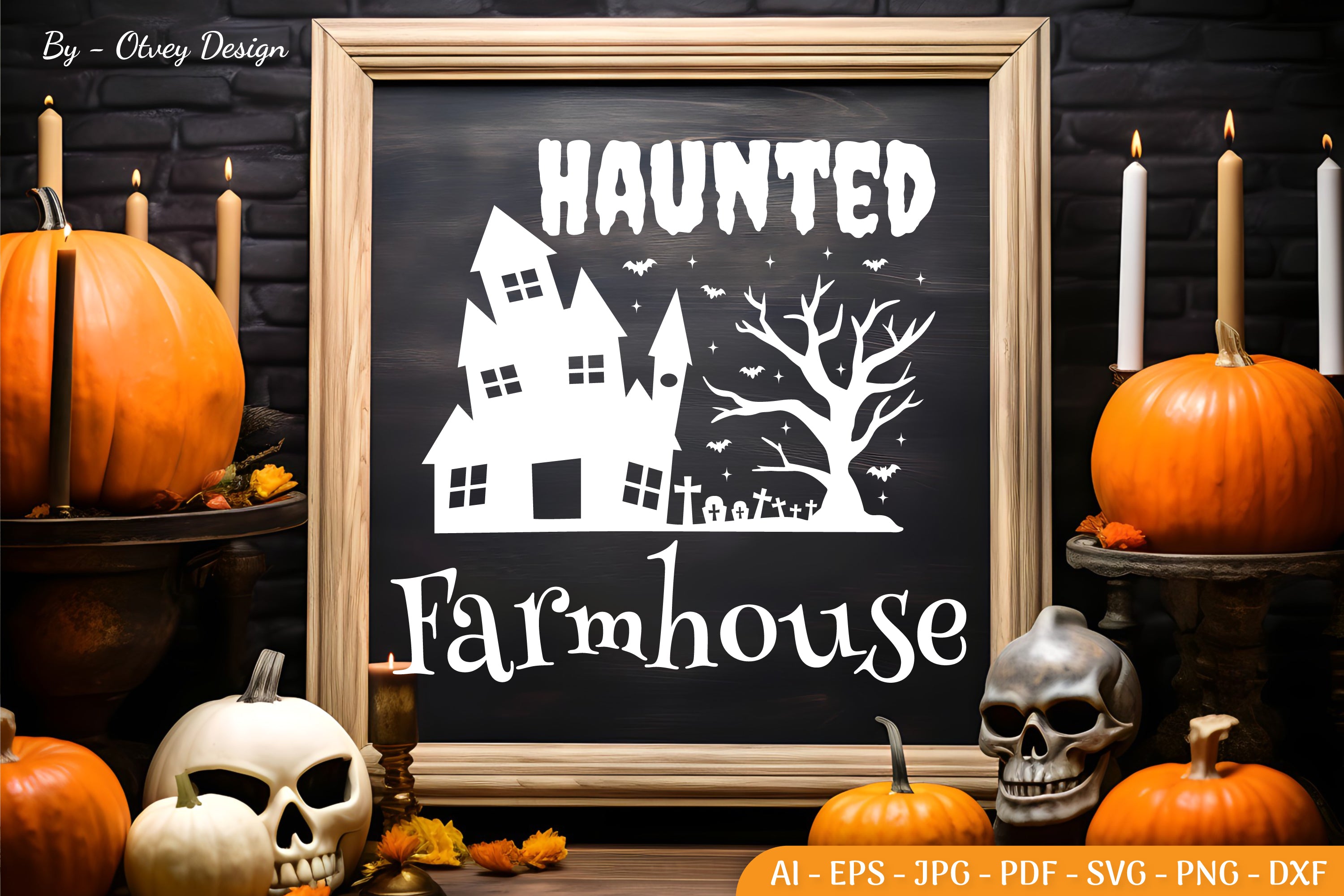 Halloween Farmhouse Sign SVG Bundle