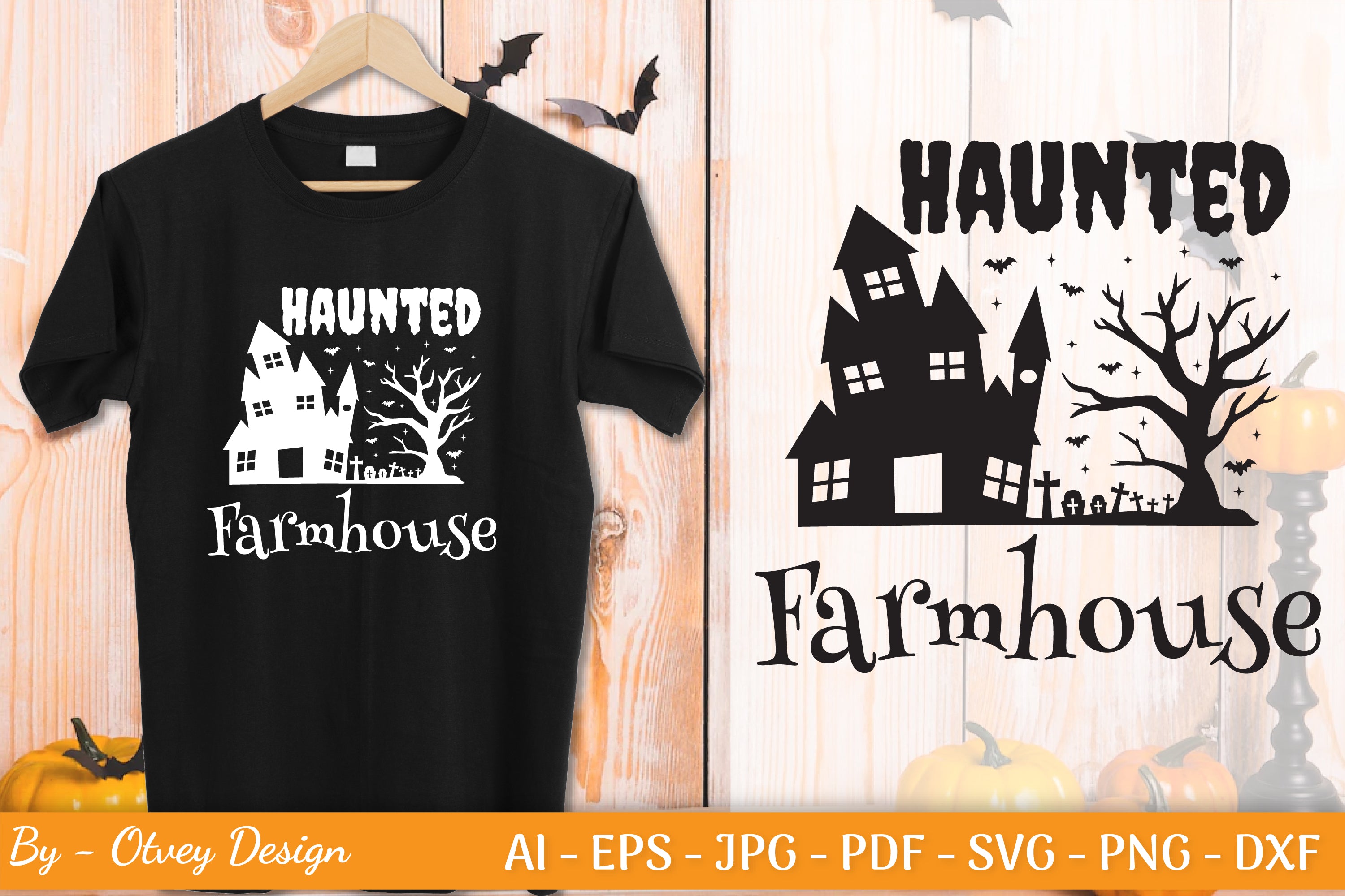 Halloween Farmhouse Sign SVG Bundle