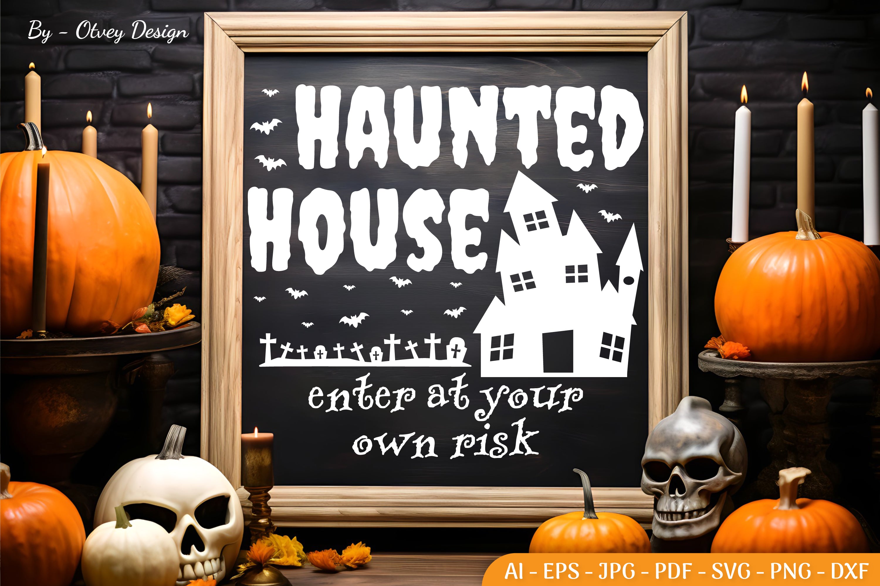 Halloween Farmhouse Sign SVG Bundle