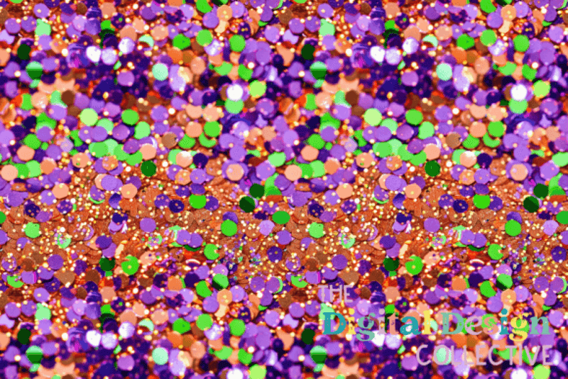 Sparkling Halloween Glitter Digital Paper - CraftNest - Digital Crafting and Art