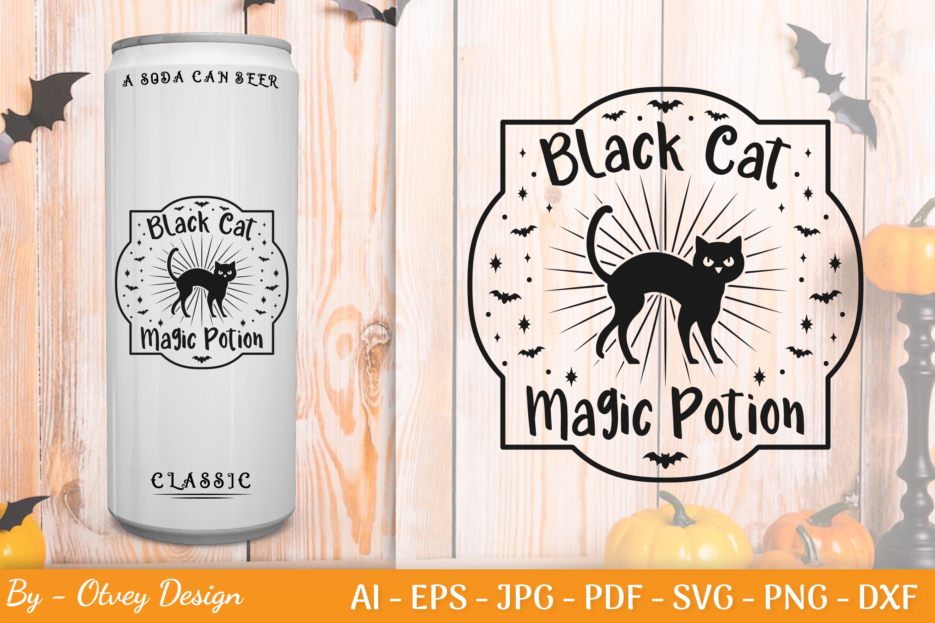 Halloween Spooky Label SVG Bundle