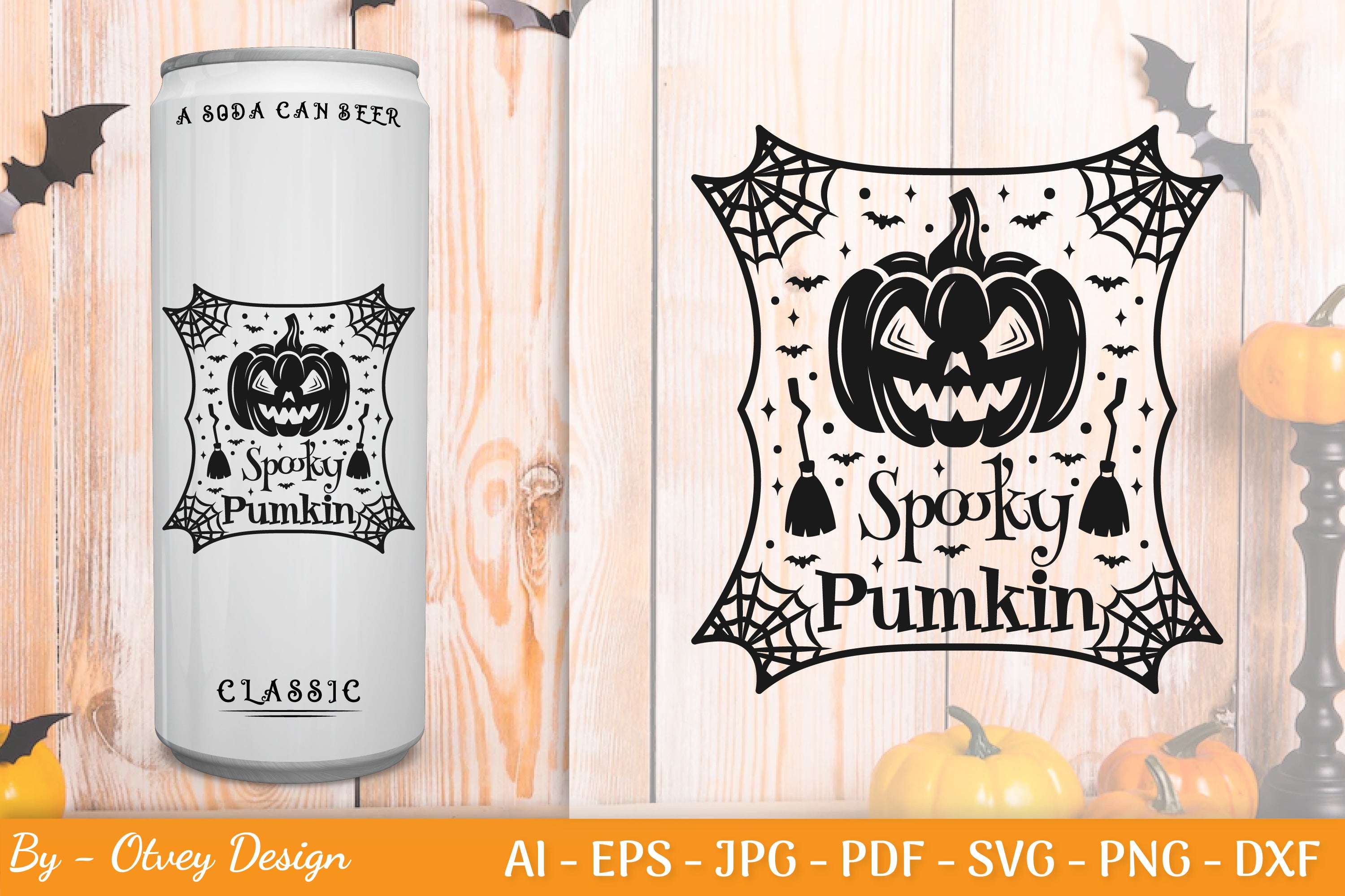 Halloween Spooky Label SVG Bundle