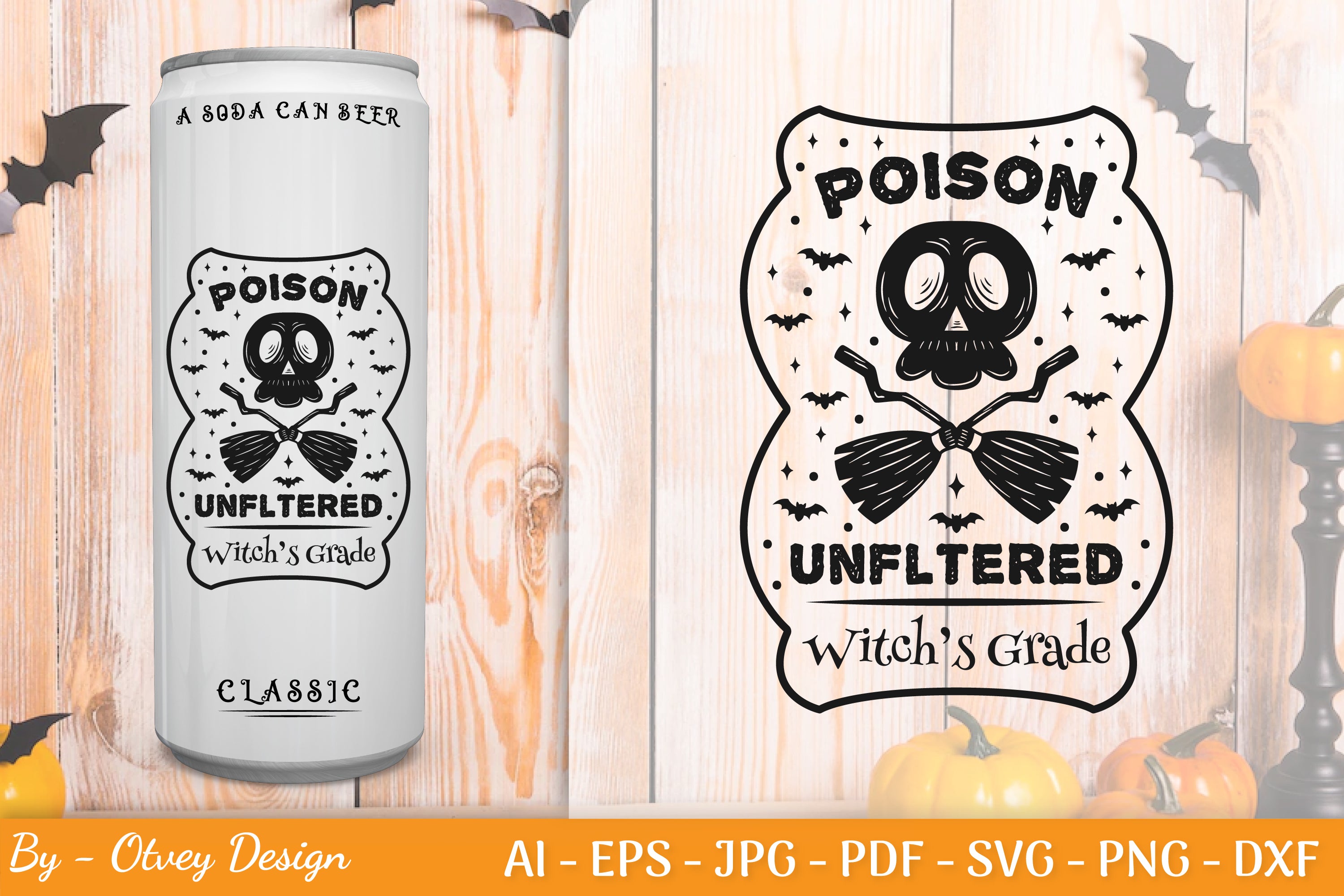 Halloween Spooky Label SVG Bundle