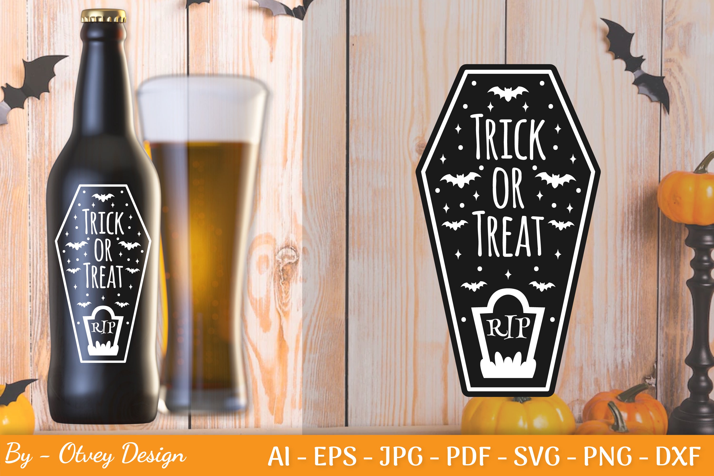 Halloween Spooky Label SVG Bundle
