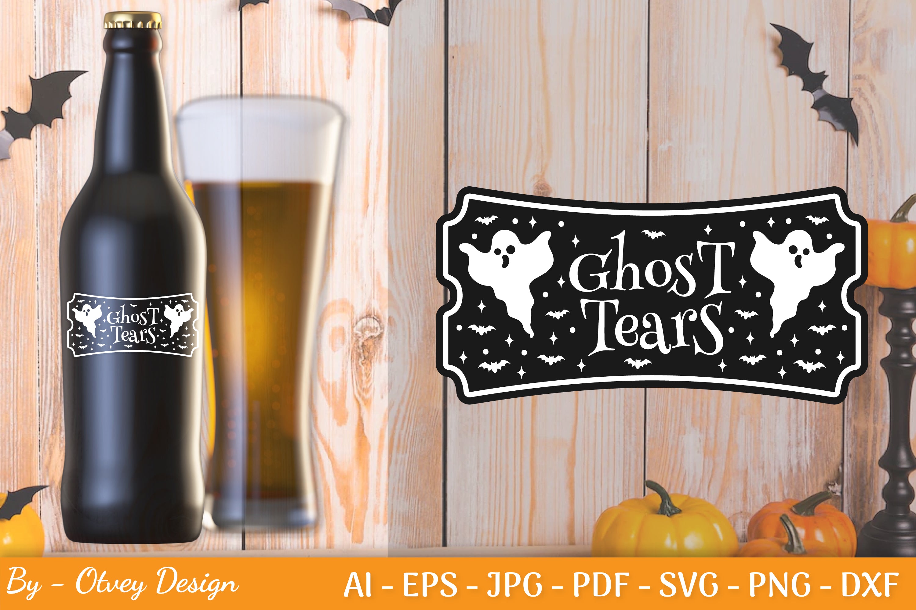 Halloween Spooky Label SVG Bundle