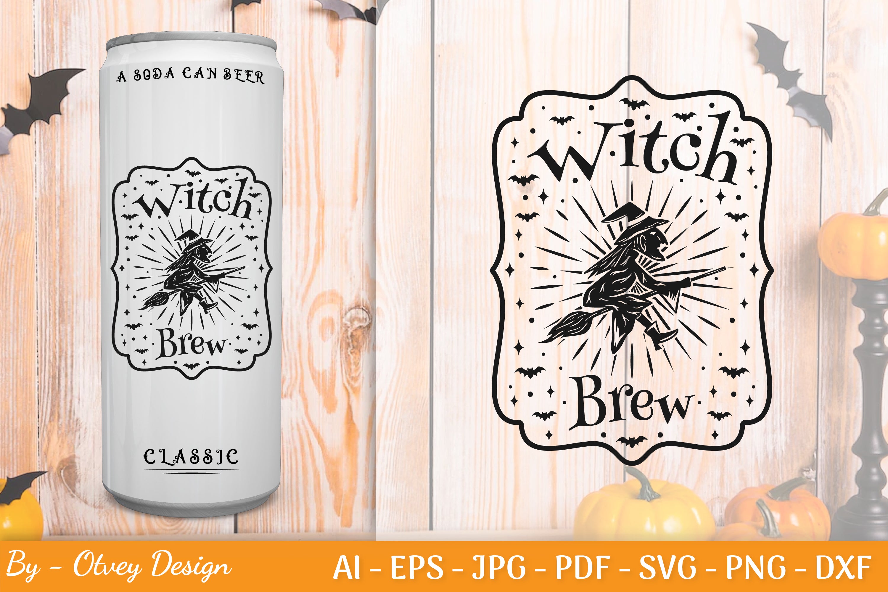 Halloween Spooky Label SVG Bundle