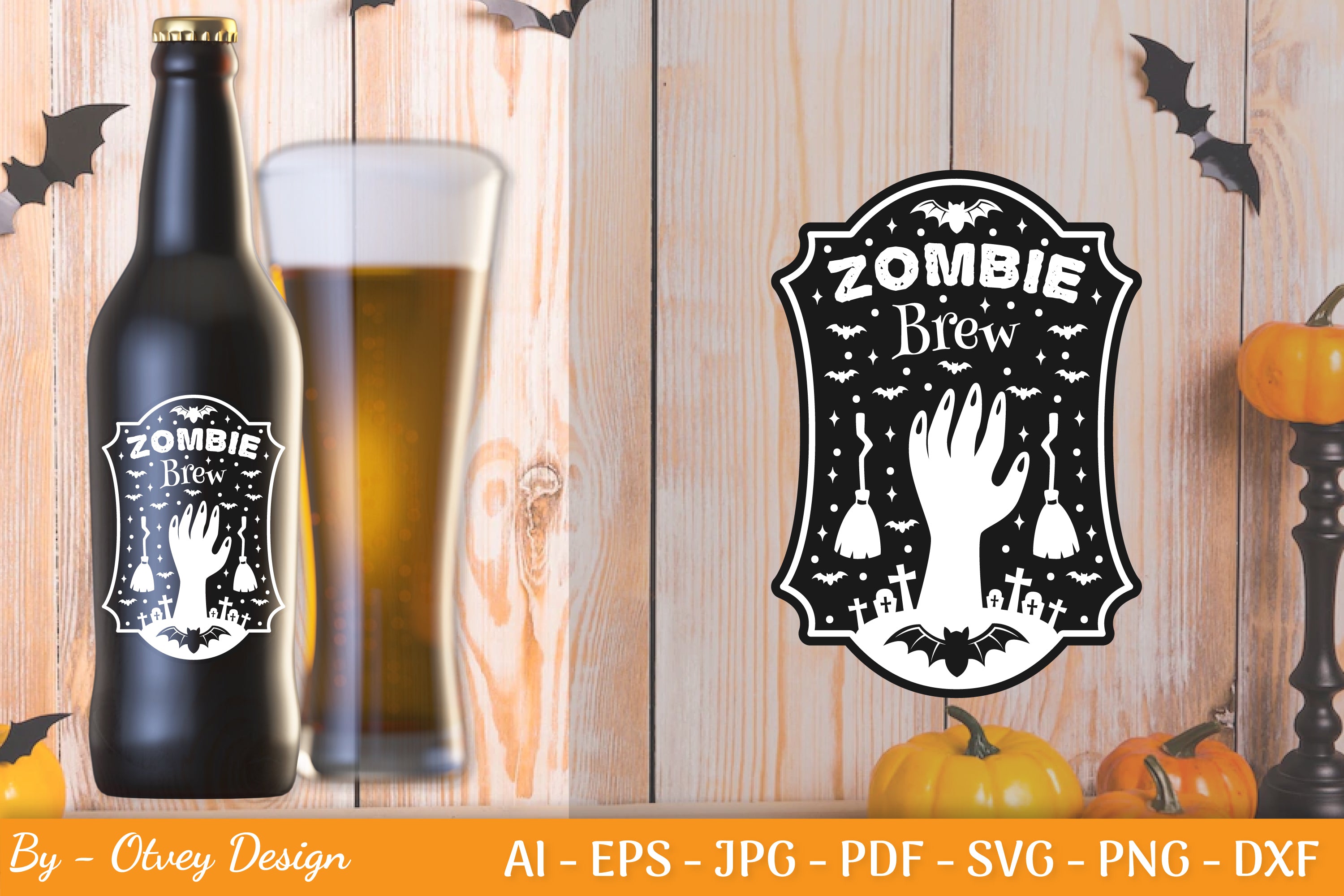 Halloween Spooky Label SVG Bundle