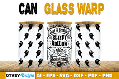 Halloween 16 oz Can Glass Wrap SVG Bundle11 - CraftNest - Digital Crafting and Art