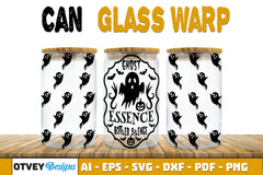 Halloween 16 oz Can Glass Wrap SVG Bundle 23 - CraftNest - Digital Crafting and Art