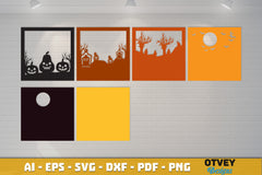 Halloween 3D Shadow Box SVG Bundle 18 - CraftNest - Digital Crafting and Art