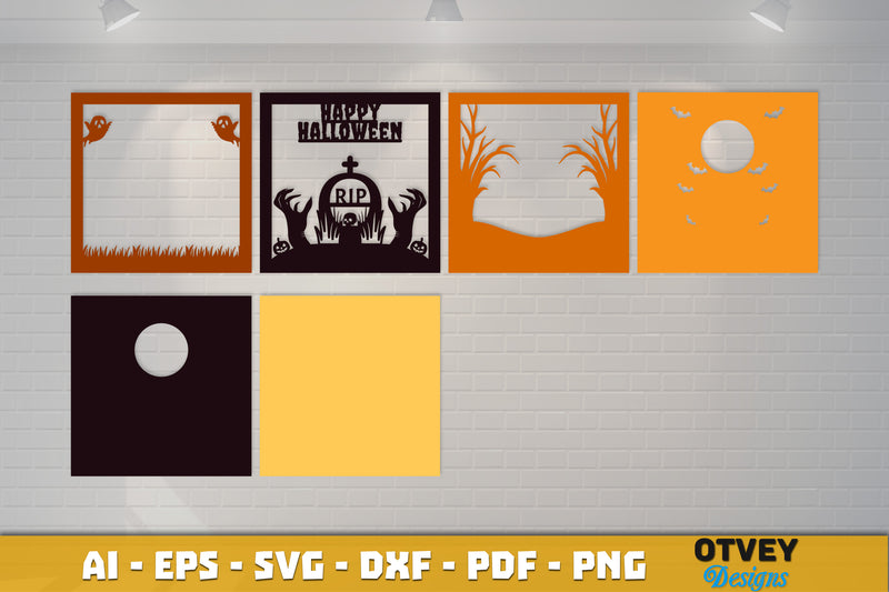 Halloween 3D Shadow Box SVG Bundle 20 - CraftNest - Digital Crafting and Art