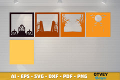 Halloween 3D Shadow Box SVG Bundle 21 - CraftNest - Digital Crafting and Art