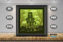 Halloween 3D Shadow Box SVG Bundle 22 - CraftNest - Digital Crafting and Art