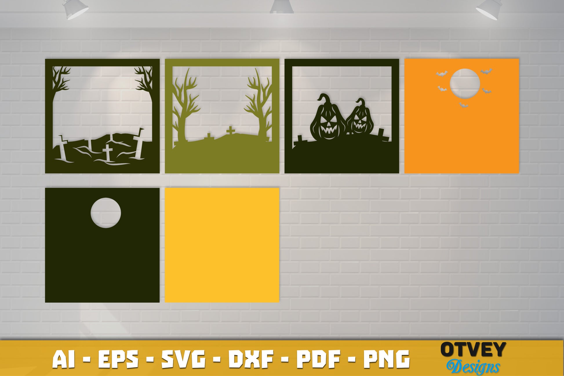 Halloween 3D Shadow Box SVG Bundle 24 - CraftNest - Digital Crafting and Art