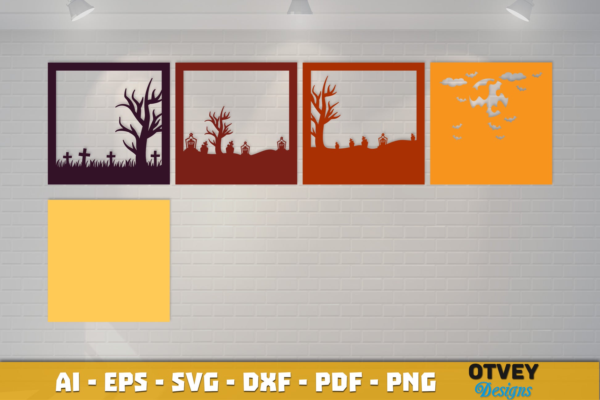 Halloween 3D Shadow Box SVG Bundle 2 - CraftNest - Digital Crafting and Art