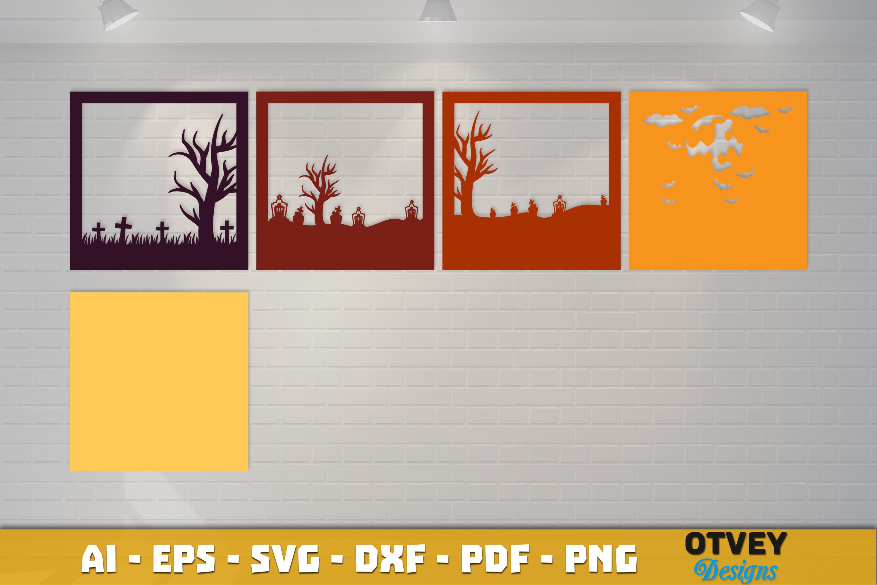 Halloween 3D Shadow Box SVG Bundle 2 - CraftNest - Digital Crafting and Art
