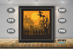 Halloween 3D Shadow Box SVG Bundle 5 - CraftNest - Digital Crafting and Art
