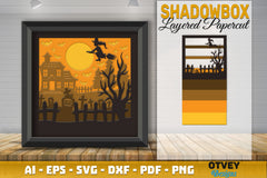 Halloween 3D Shadow Box SVG Bundle 5 - CraftNest - Digital Crafting and Art