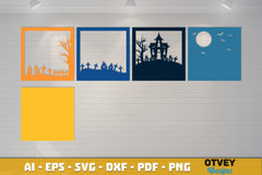 Halloween 3D Shadow Box SVG Bundle 10 - CraftNest - Digital Crafting and Art