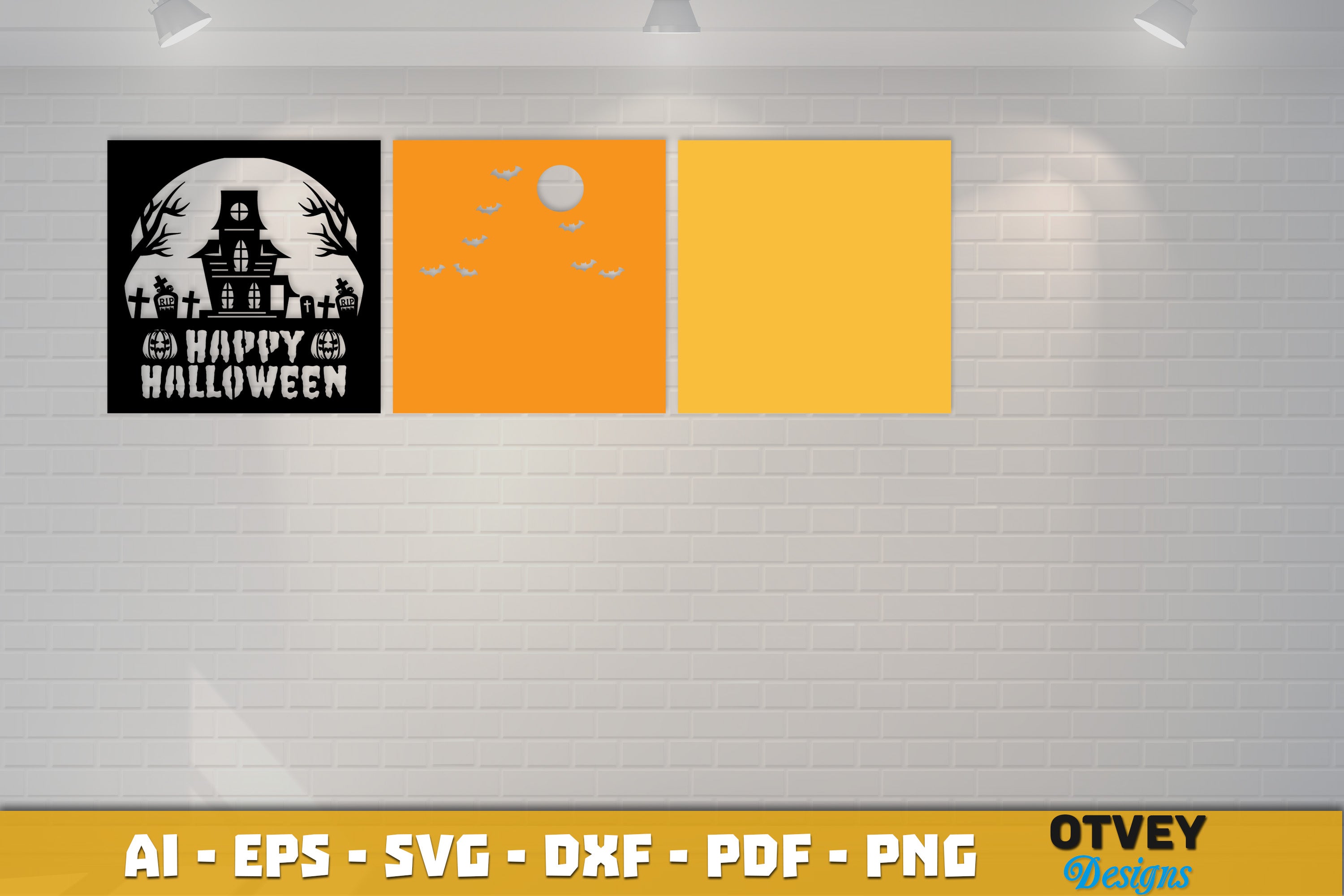 Halloween 3D Shadow Box SVG Bundle 14 - CraftNest - Digital Crafting and Art