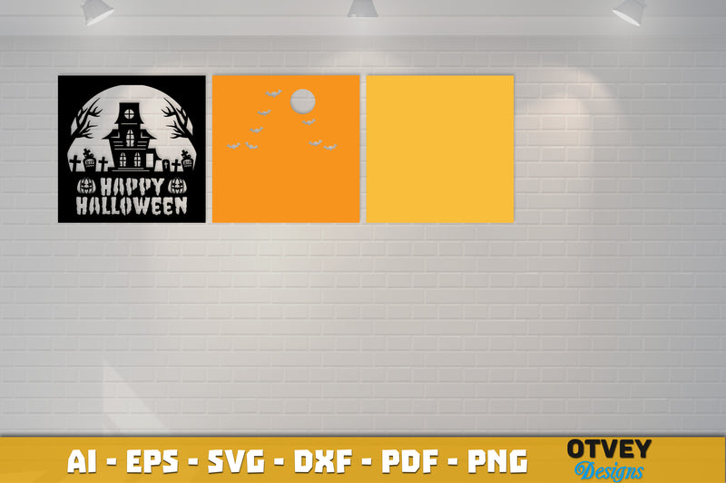 Halloween 3D Shadow Box SVG Bundle 14 - CraftNest - Digital Crafting and Art